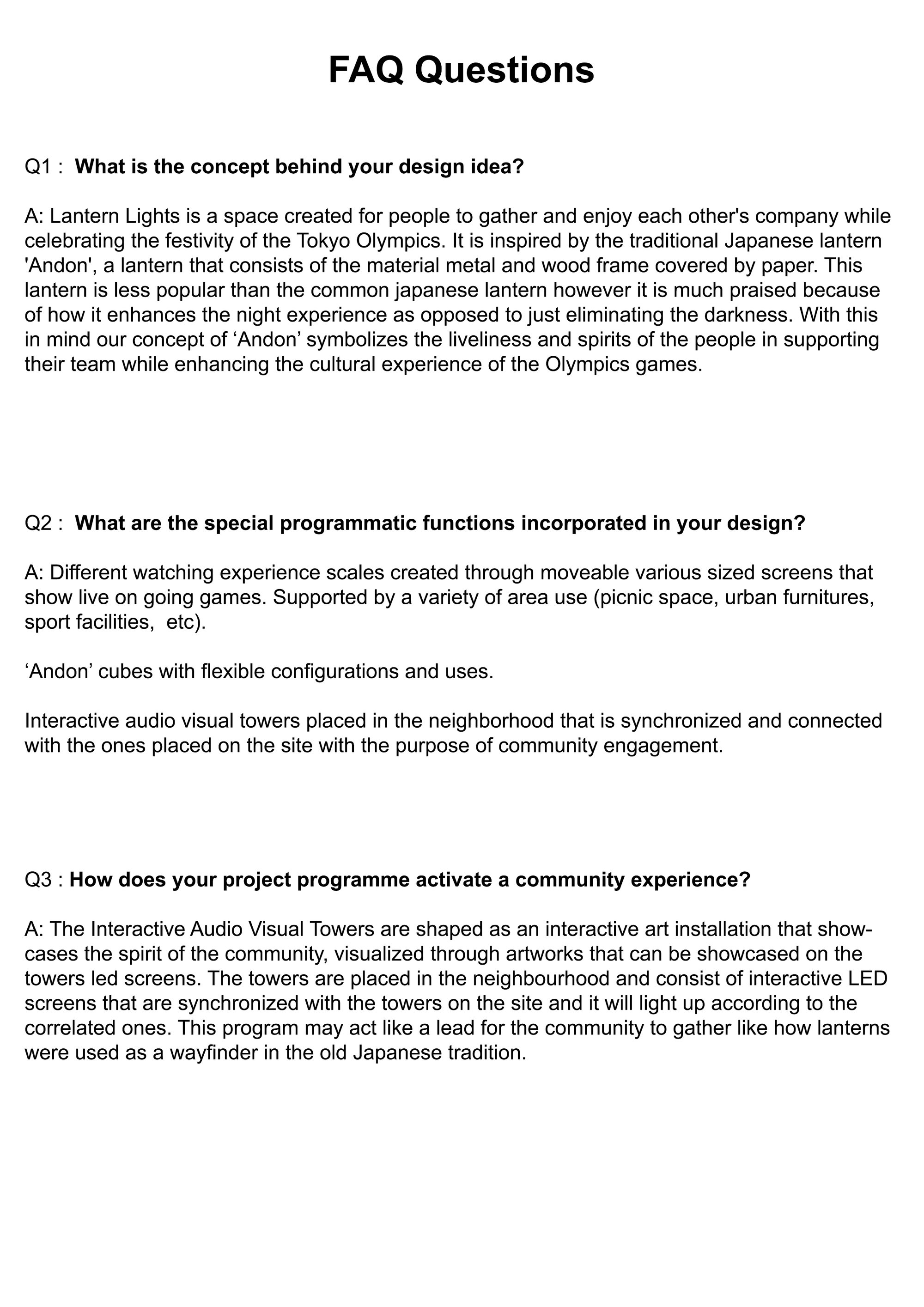 FAQ 1