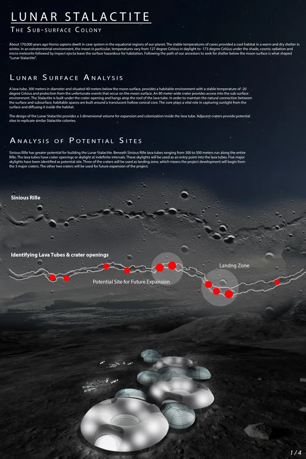 Lunar Stalactite