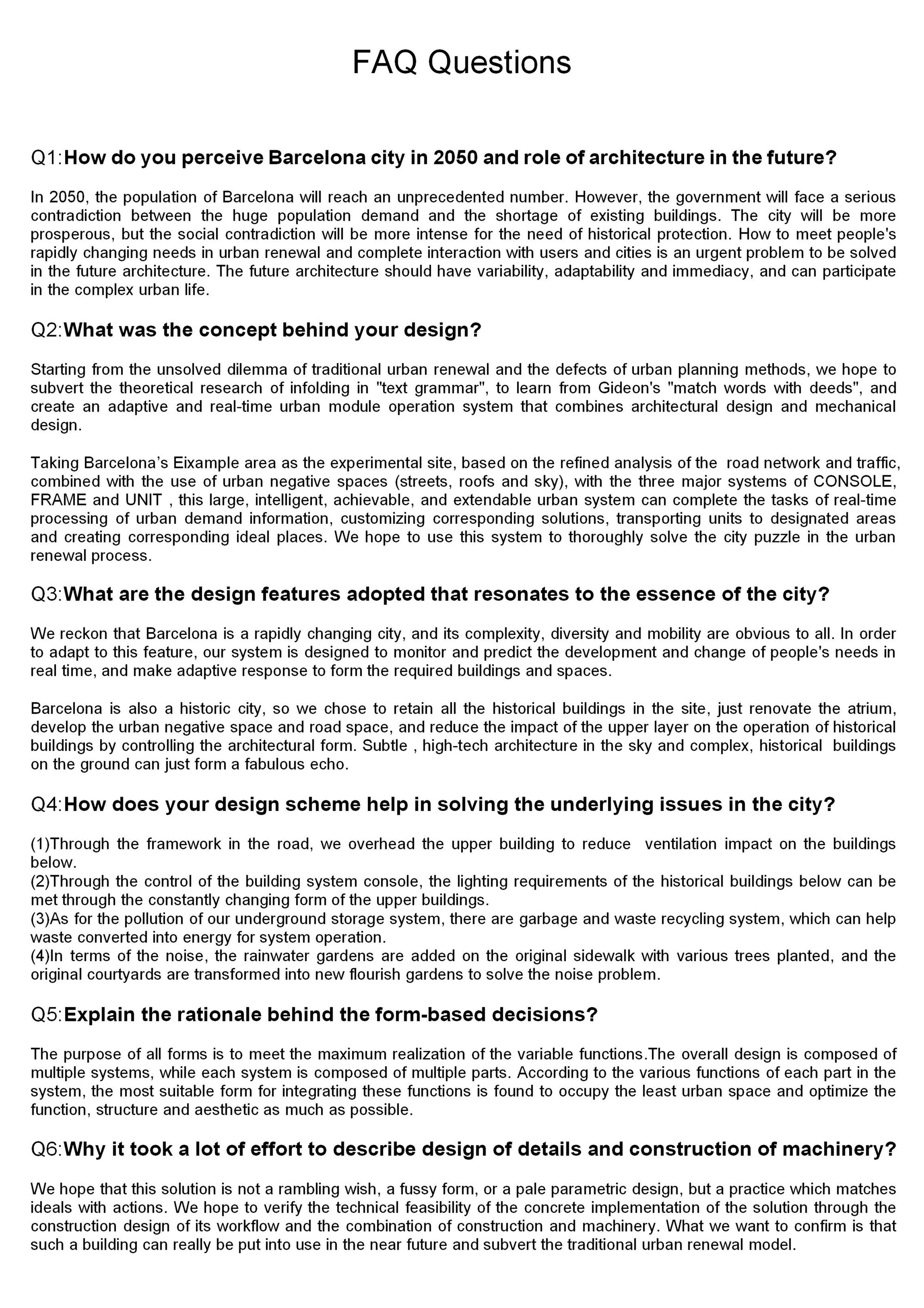 FAQ Questions