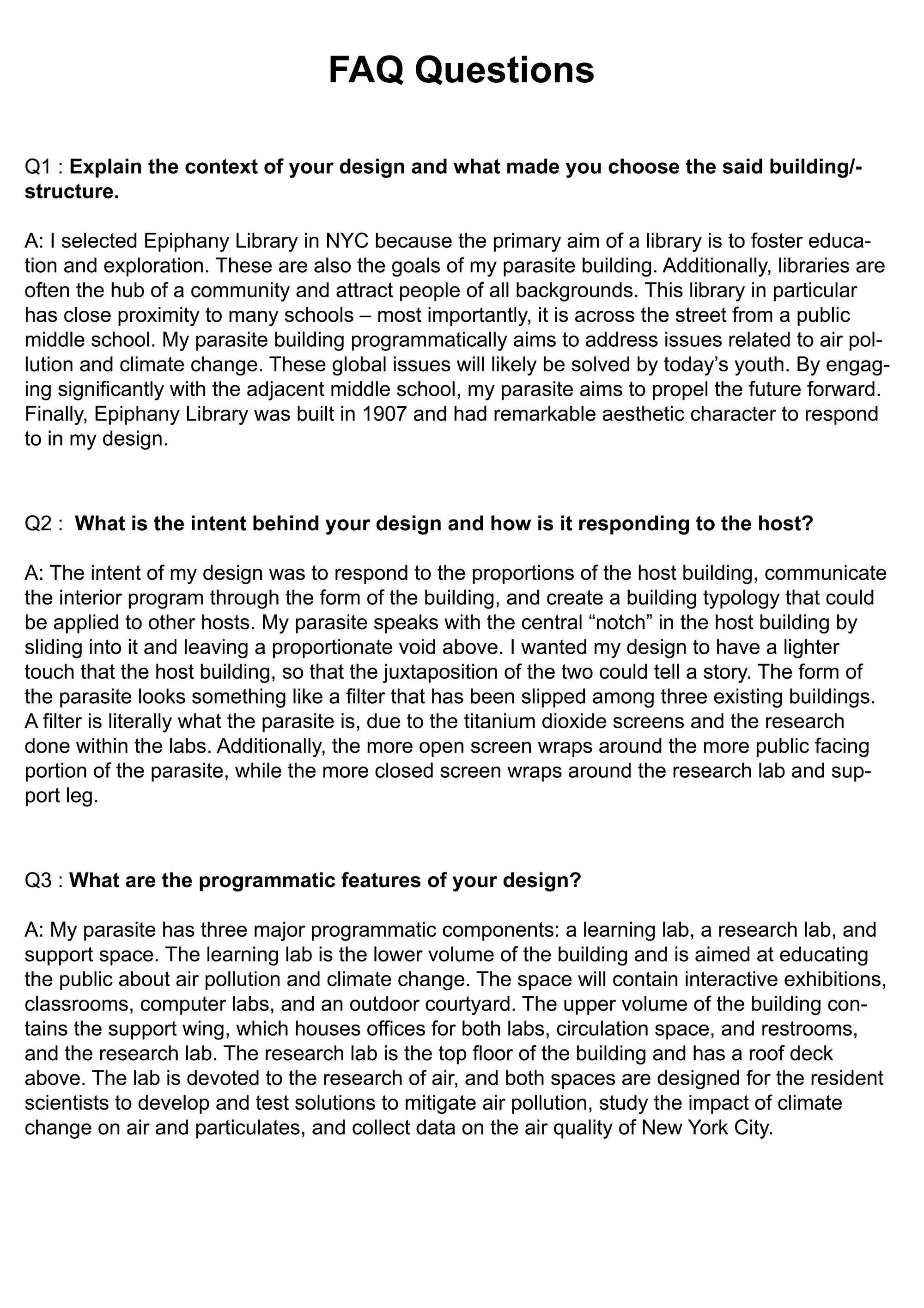 FAQ 1 - 3