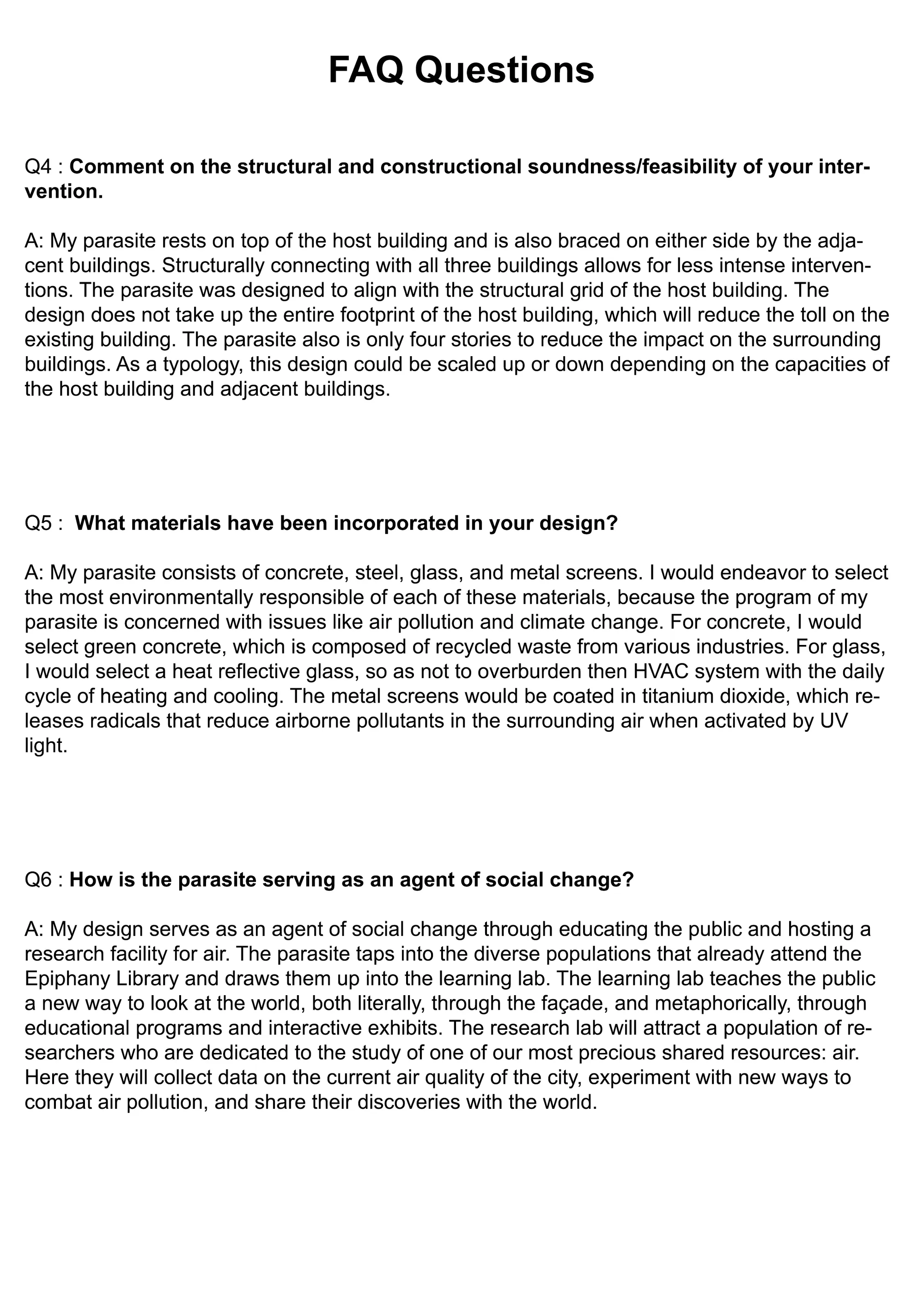 FAQ 4 - 6