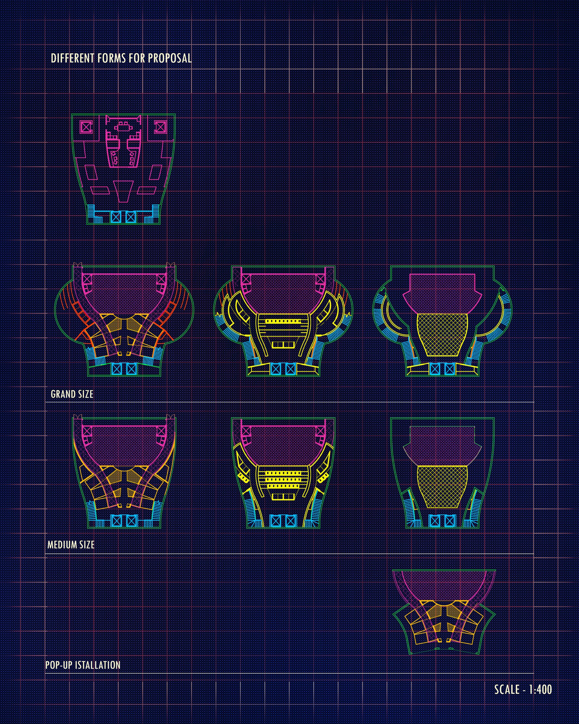 PLANS FOR DIFFERENT SCALES