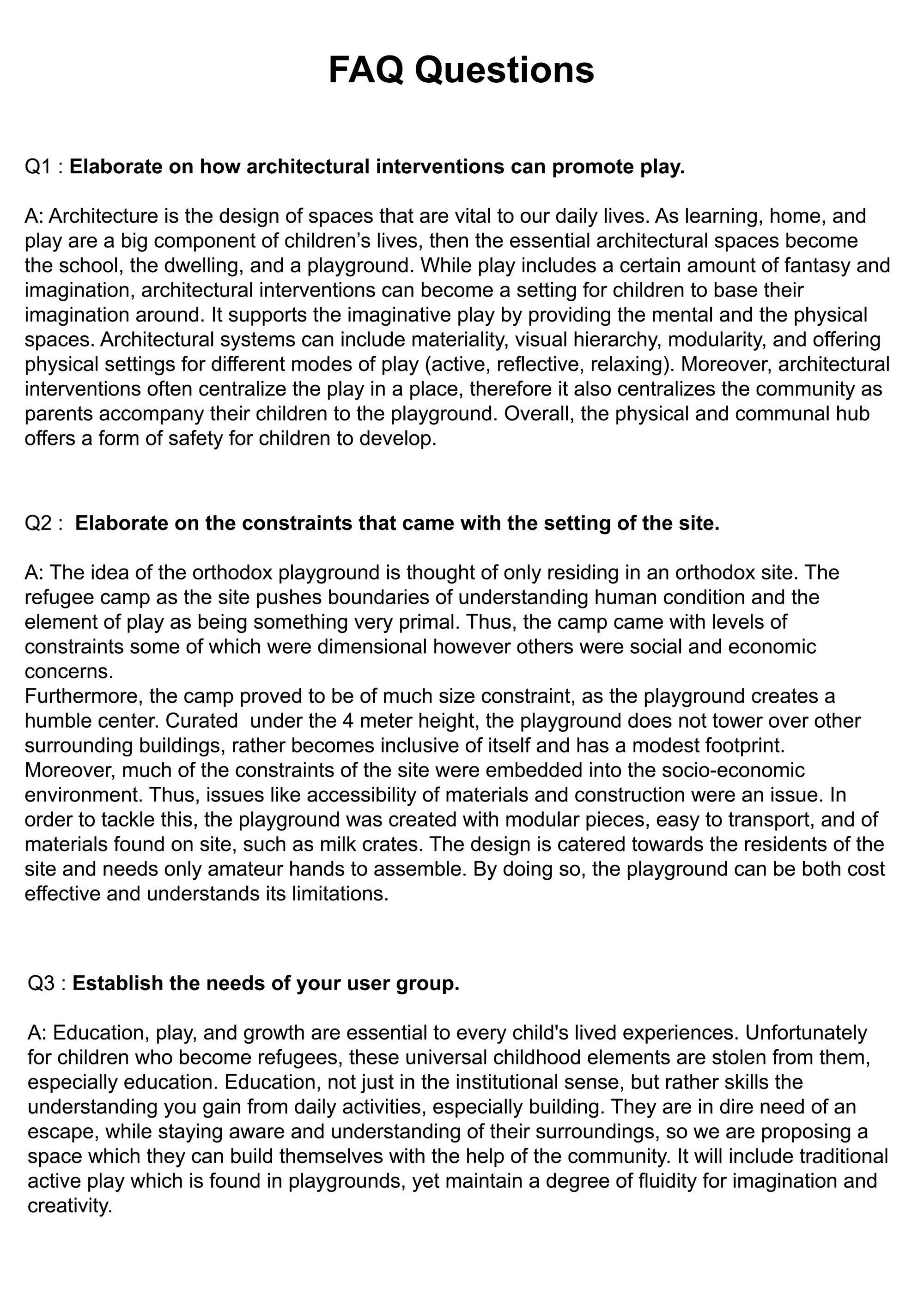 FAQ (Q1-3)
