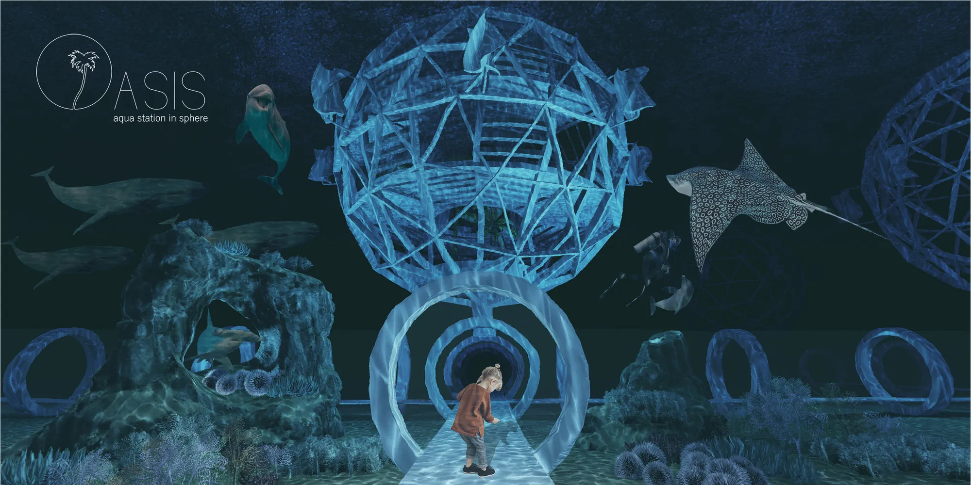 OASIS-aqua station in sphere
