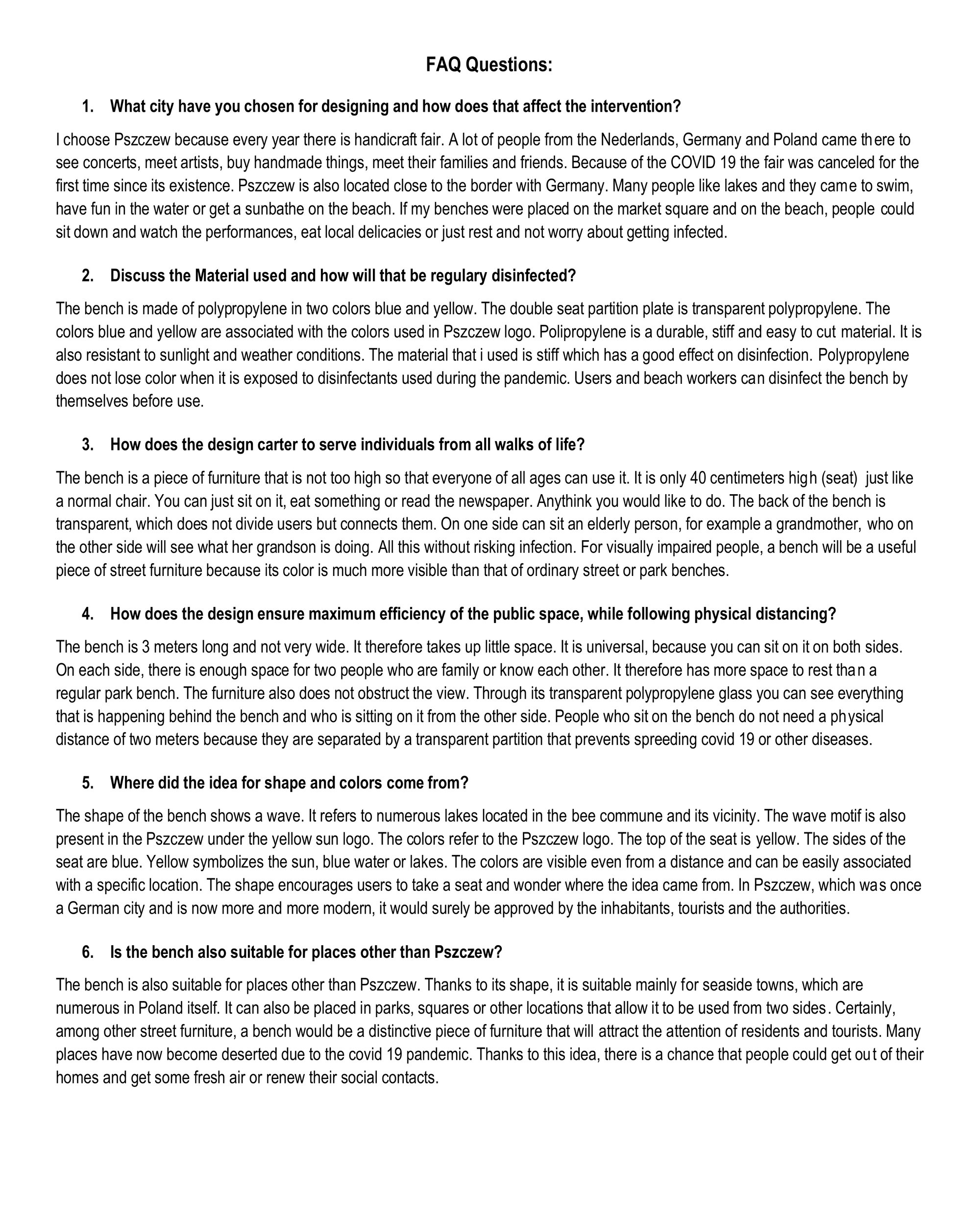 FAQ Questions