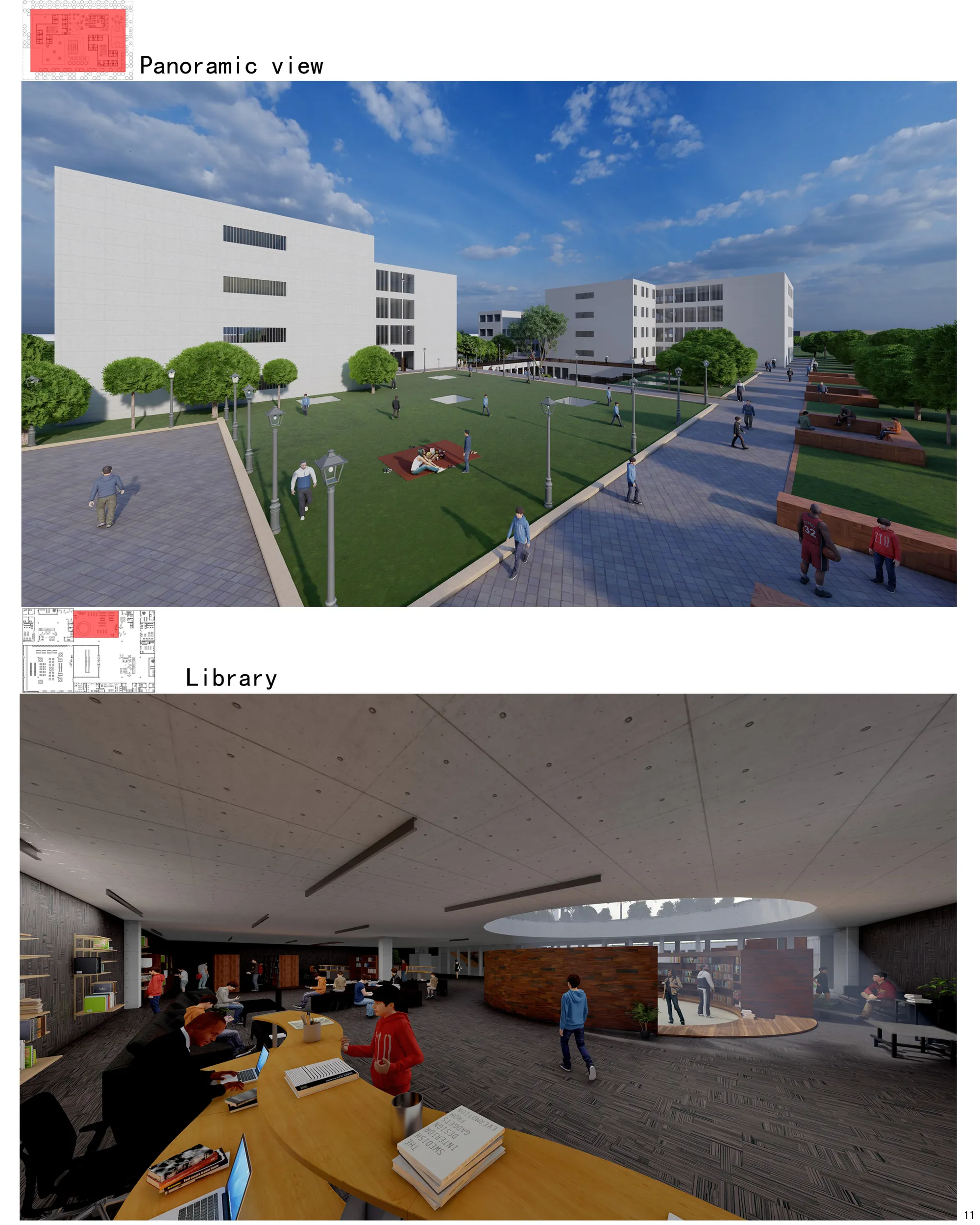 THE RENDRING OF PANORAMIC VIEW AND LIBRARY
