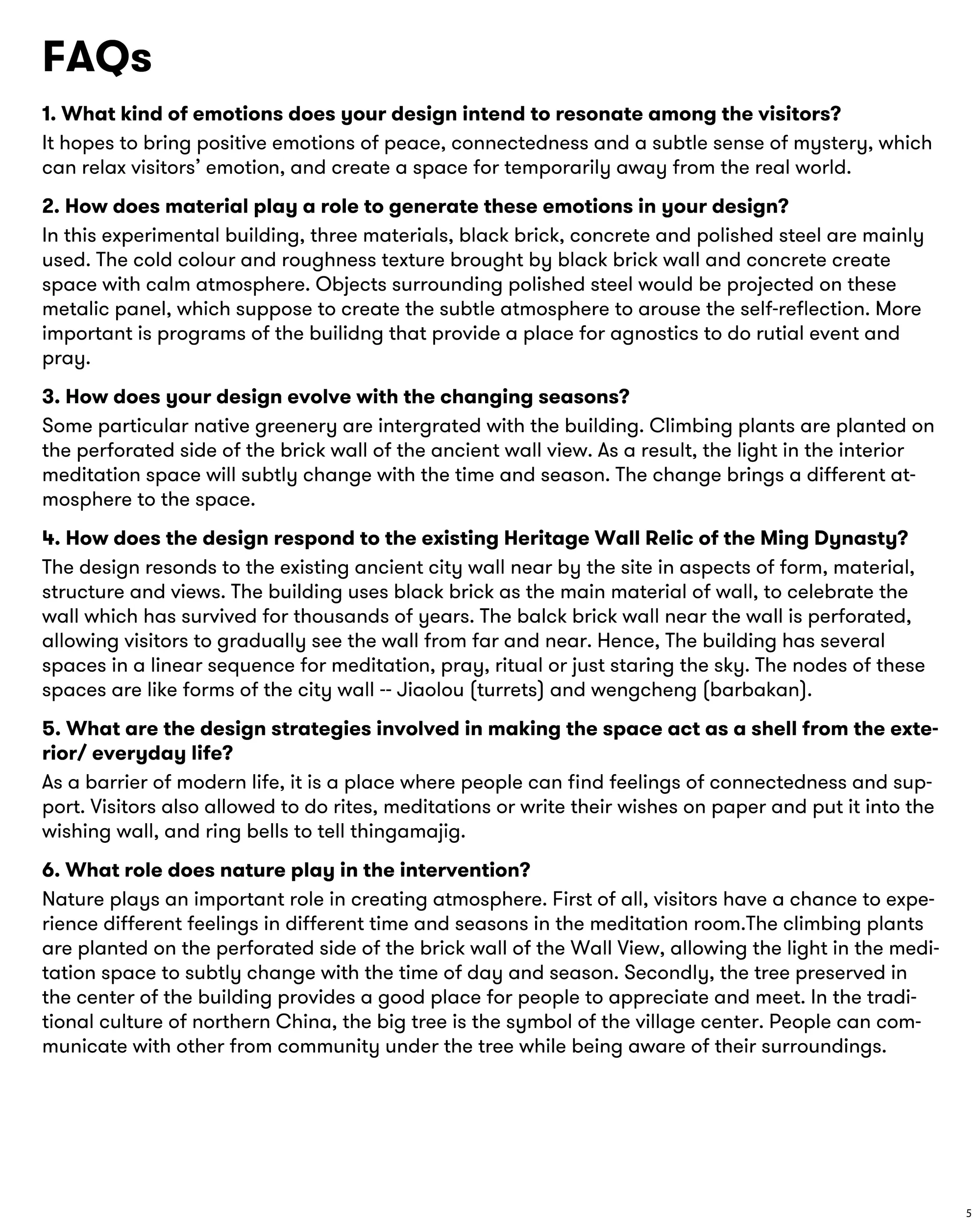 FAQs Page