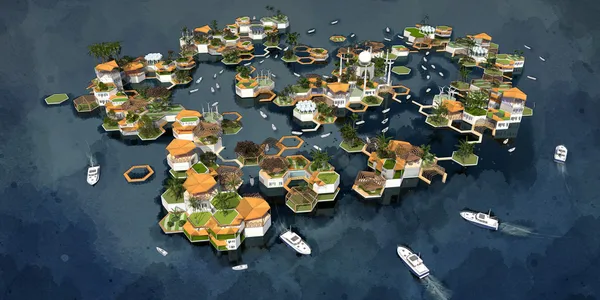 FLOATING HIVE---MARINE COMMUNITY DESIGN 