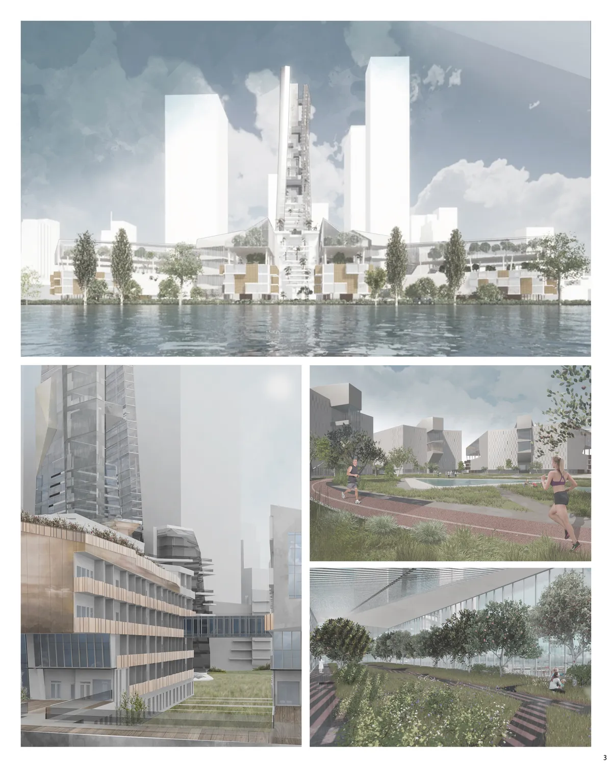  Modern urban area in an epidemic