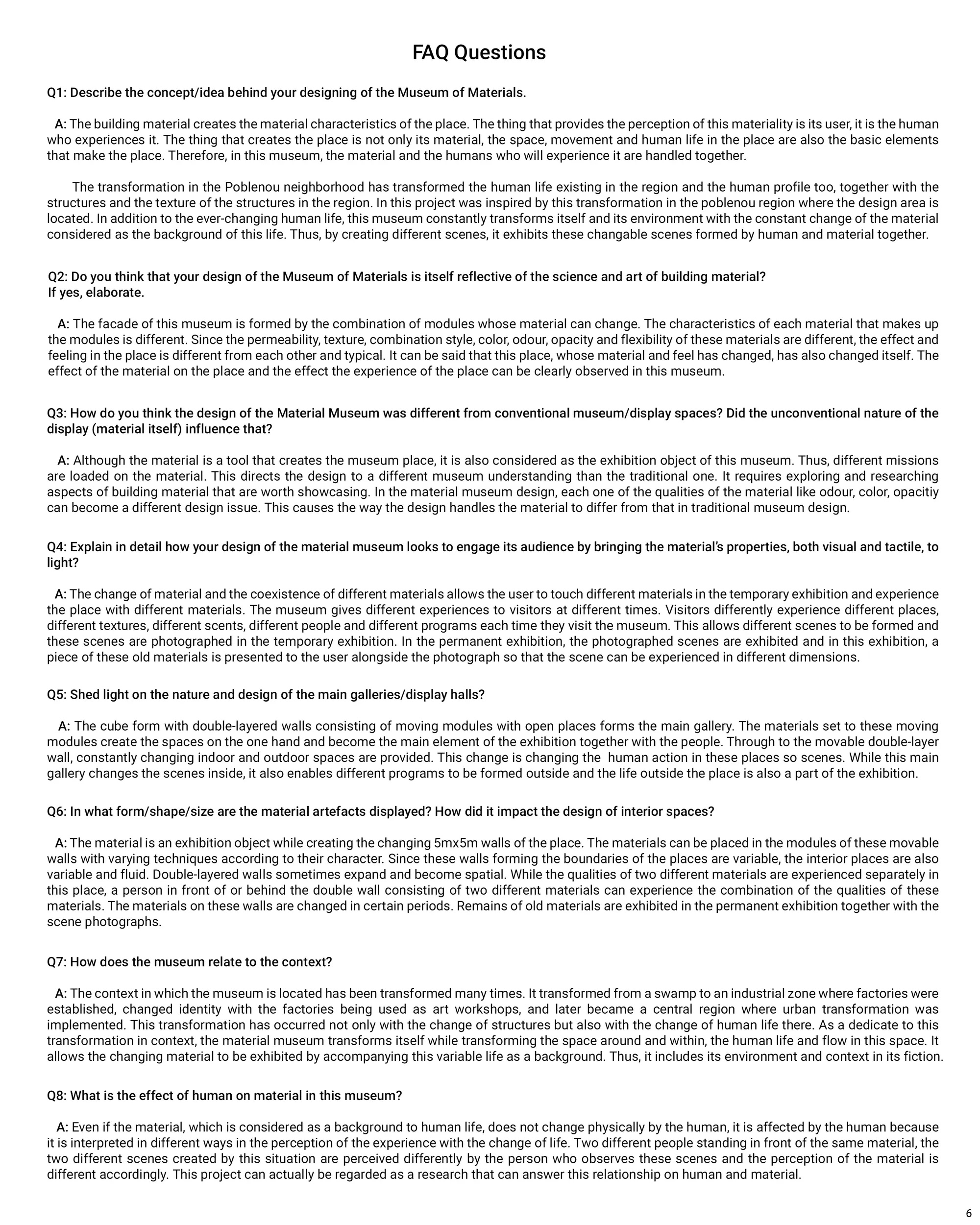 FAQ Questions