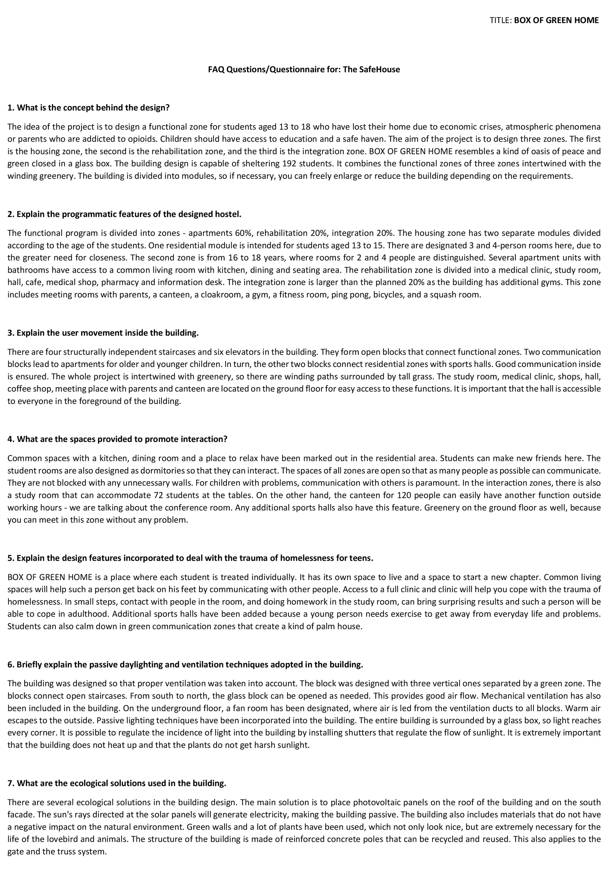 FAQ - BOX OF GREEN HOME