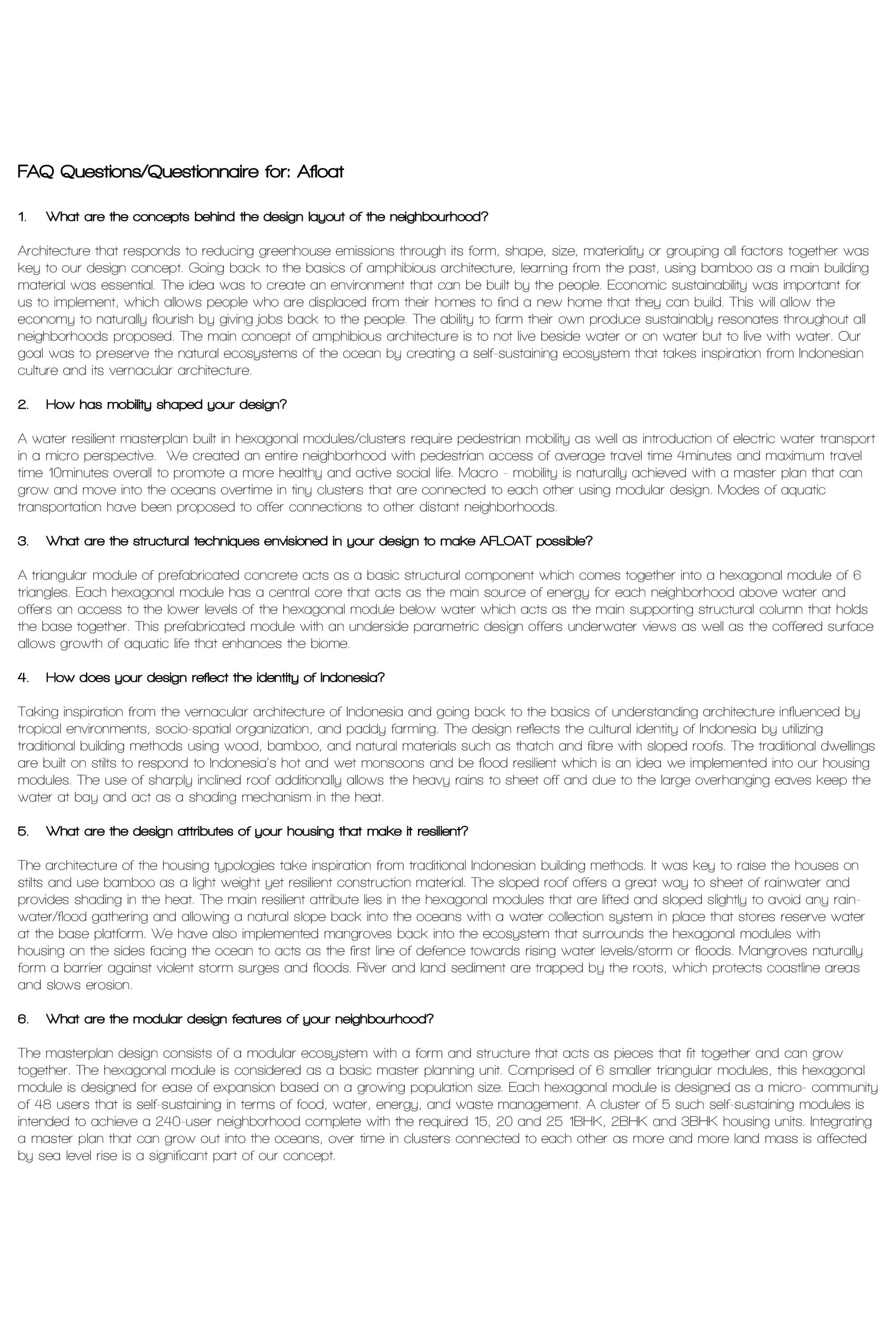 FAQ Questions Answered
