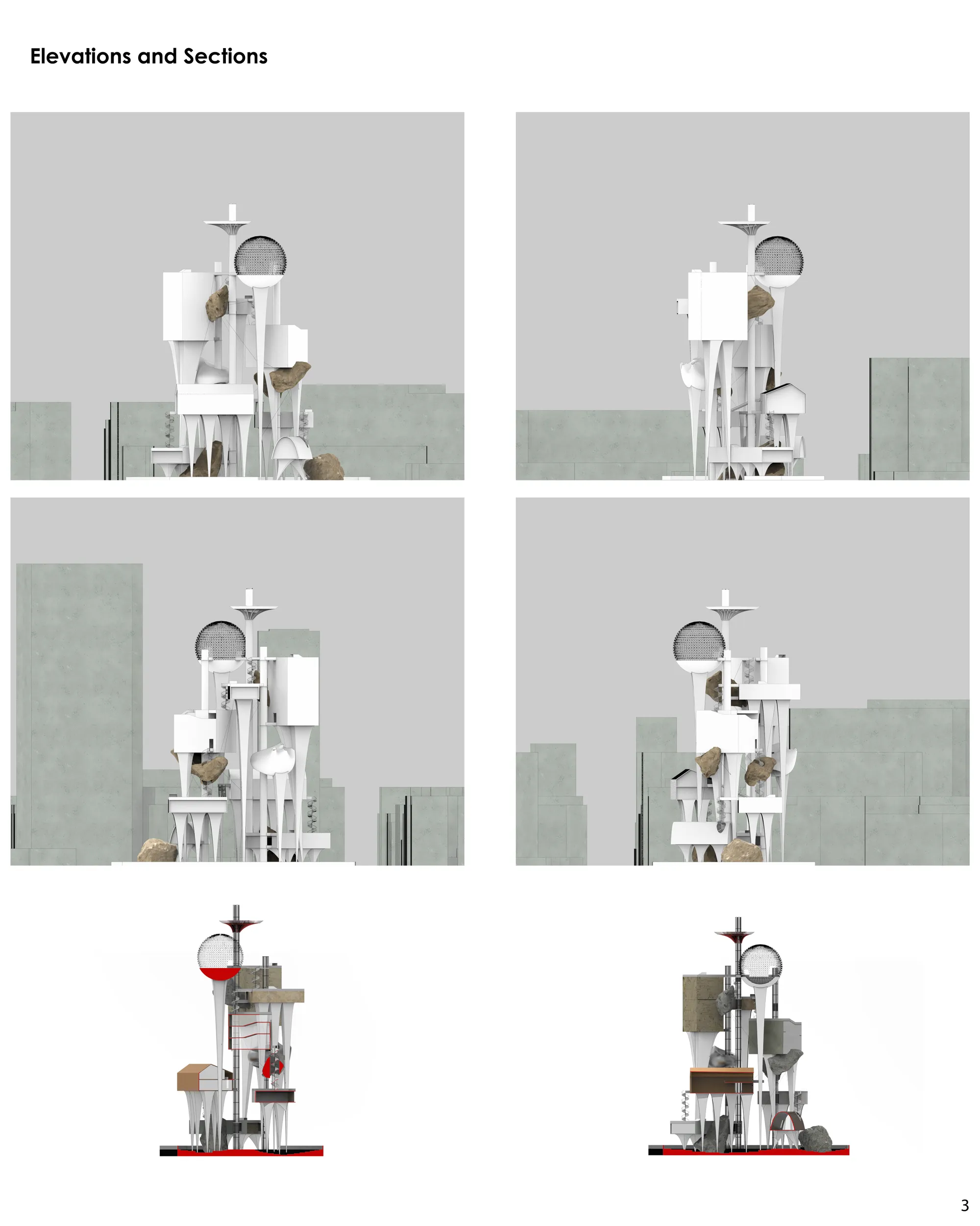 Schematic Elevations and Sections