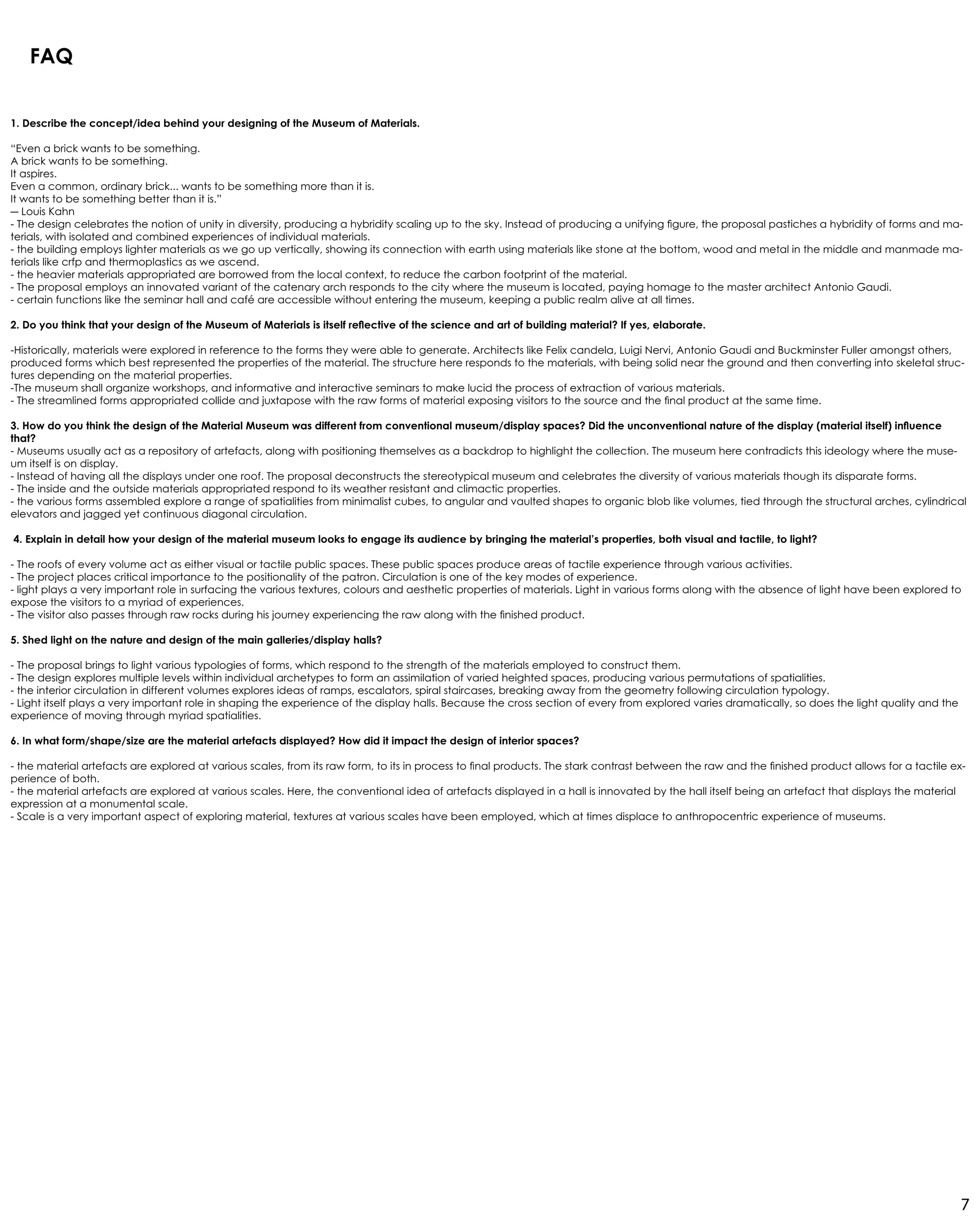 FAQ answers