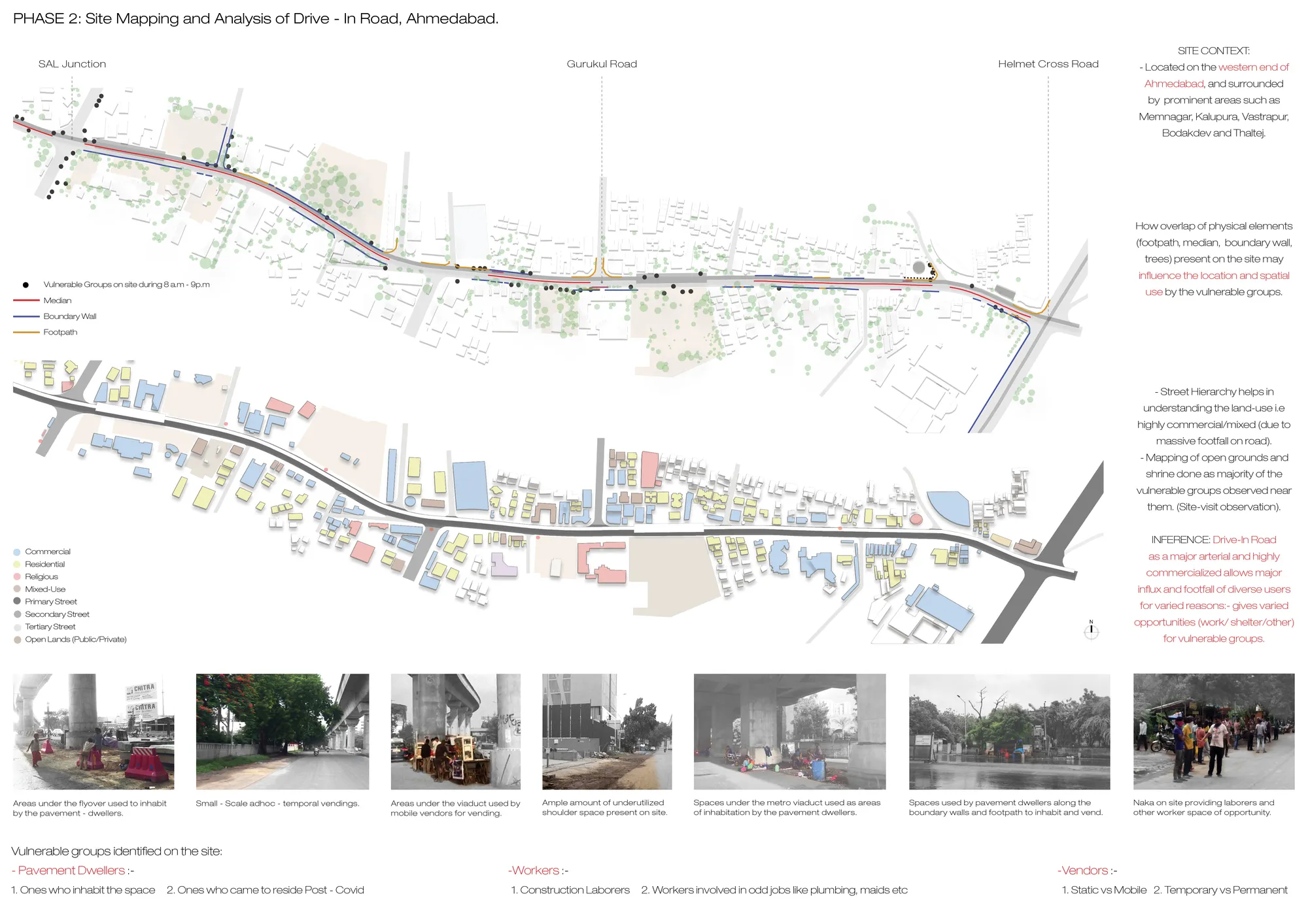 Drive-In Road mapping and analysis