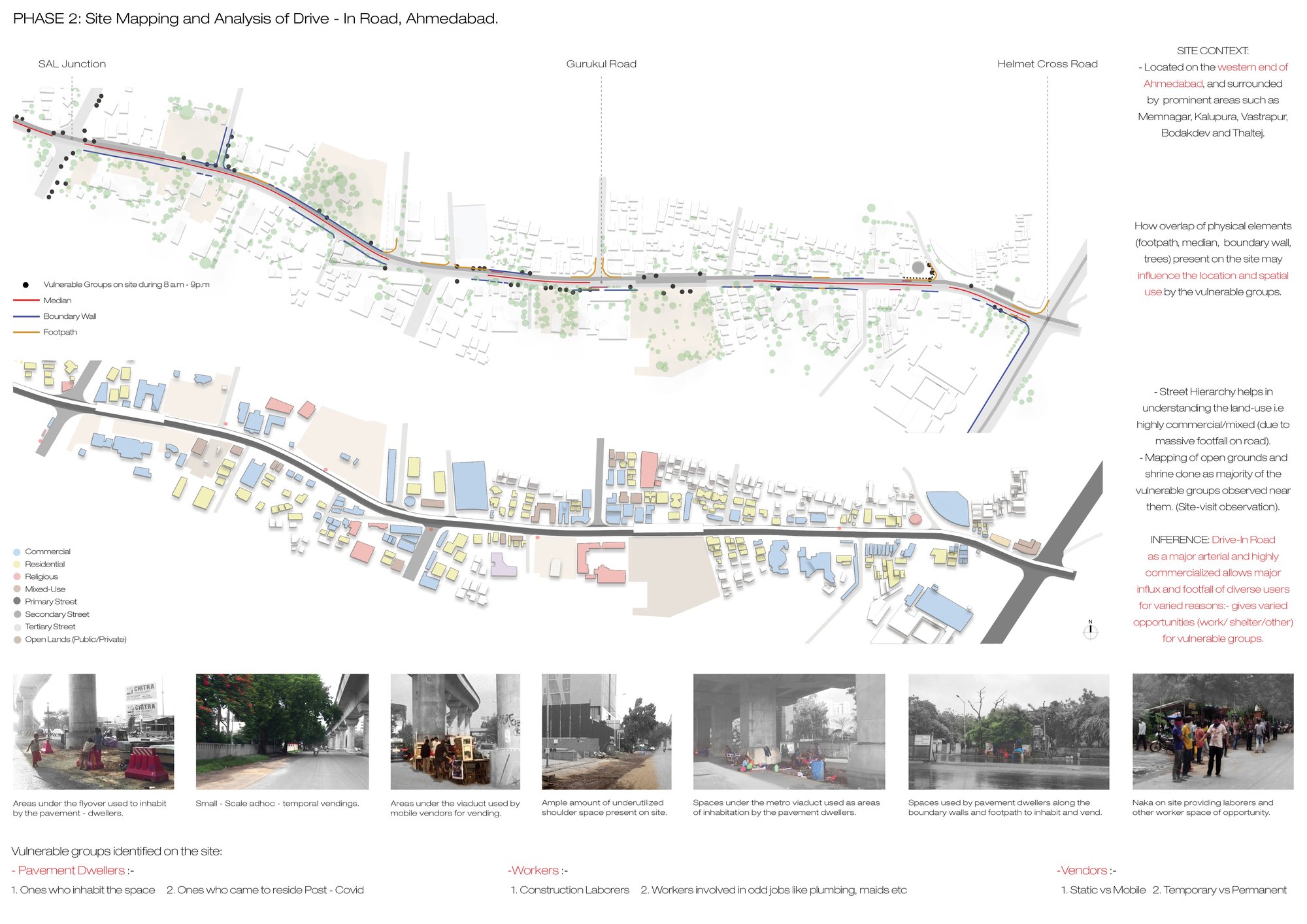 Drive-In Road mapping and analysis