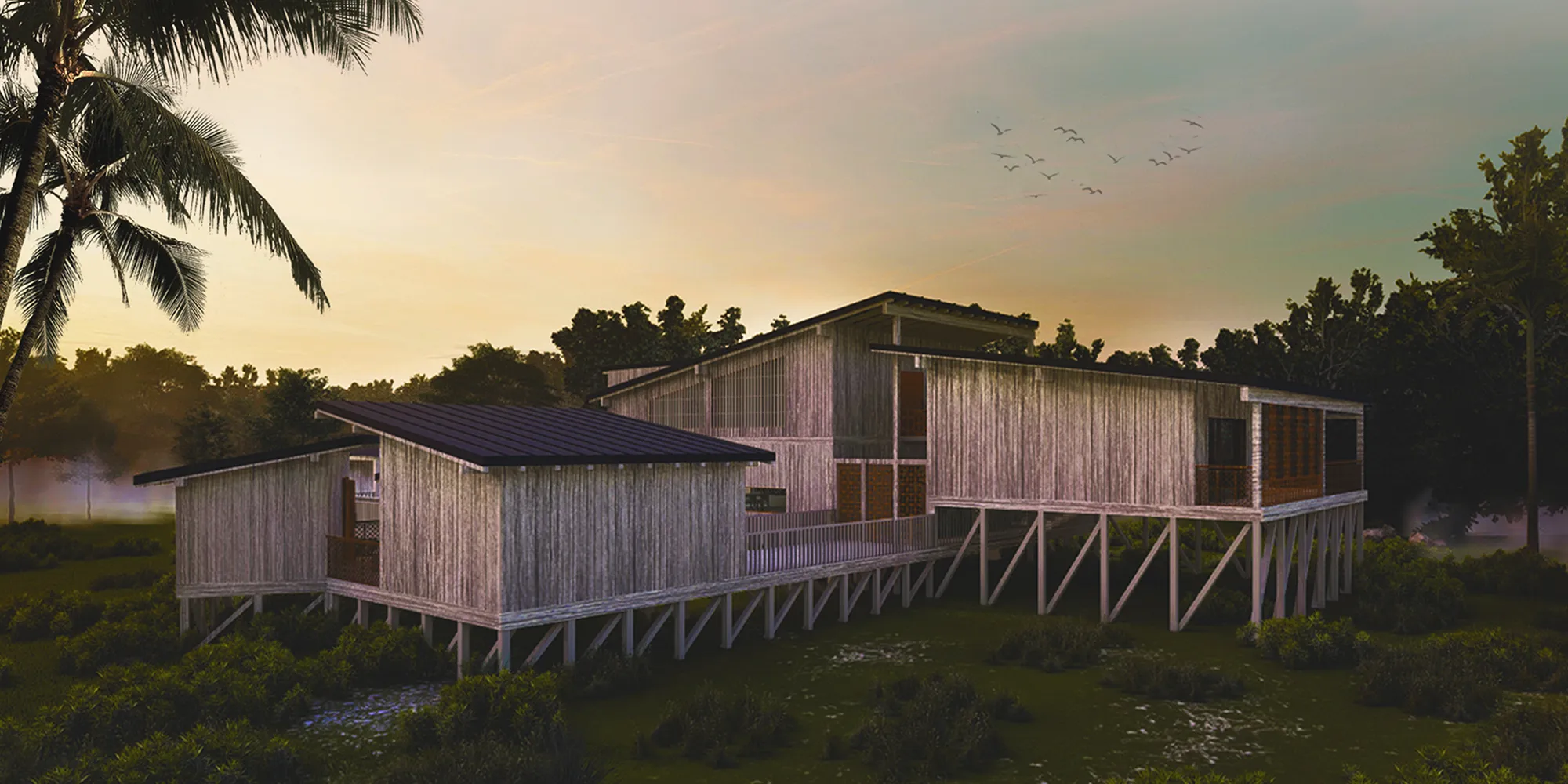 Treehouse mansion