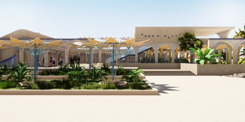 Sunken Courtyard