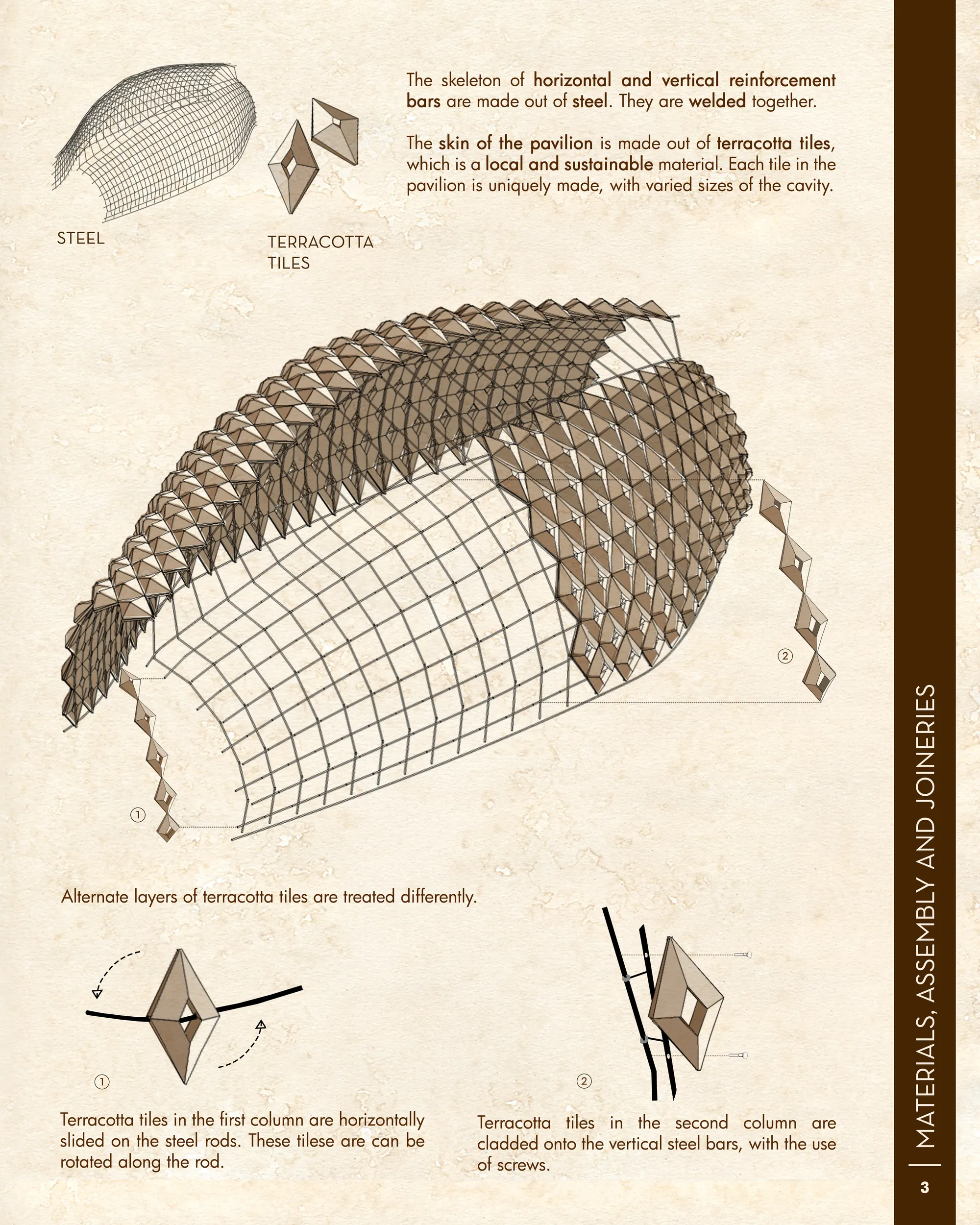 Materials, Assembly and Joineries