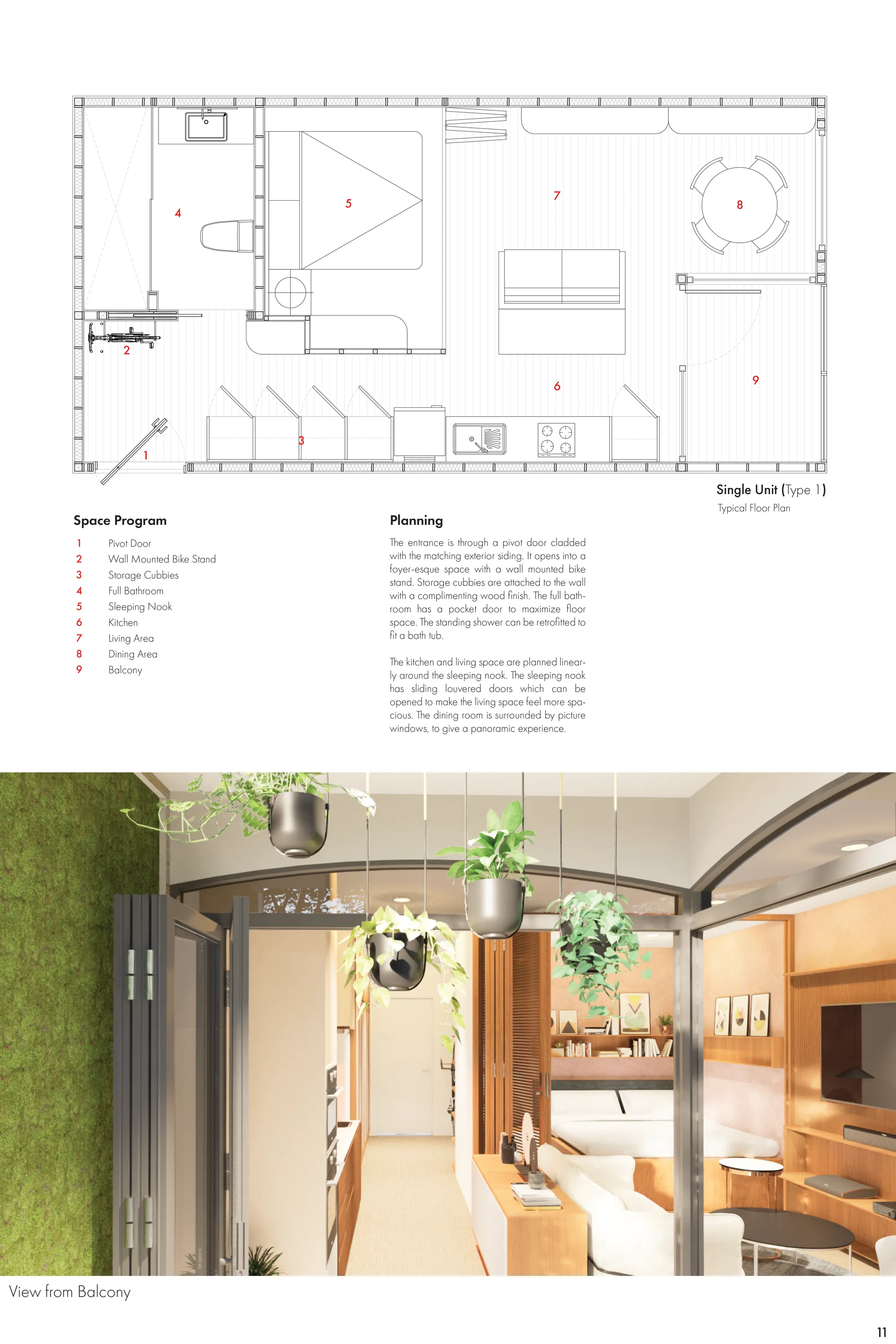 Single Unit (Type 1) & Rendering