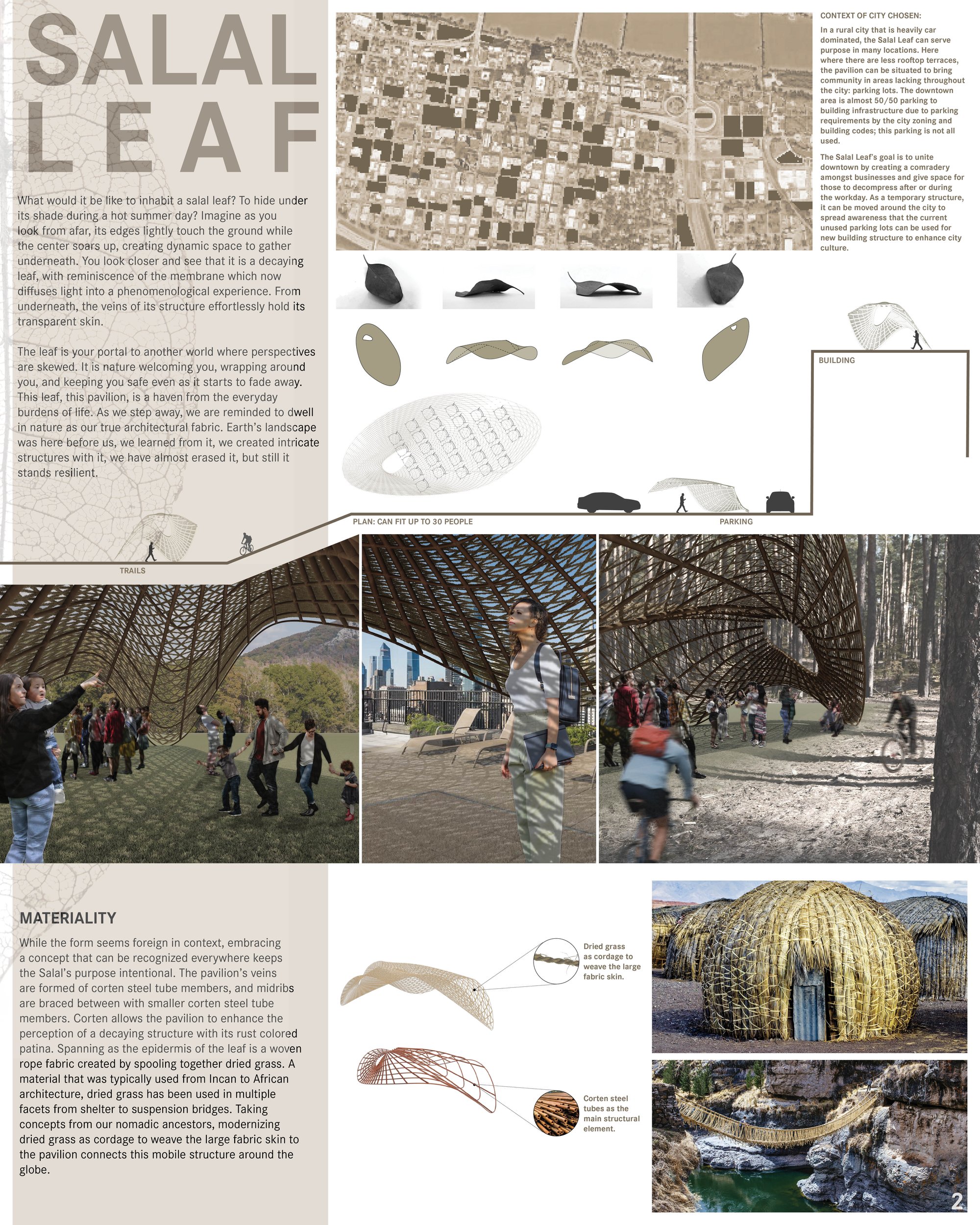 The Salal Leaf Pavilion Info Page