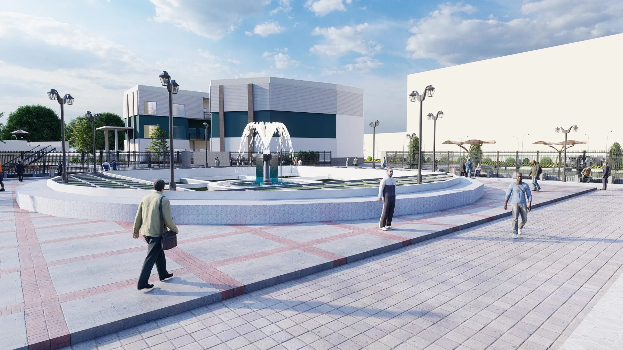 Peaceful view of Piazza