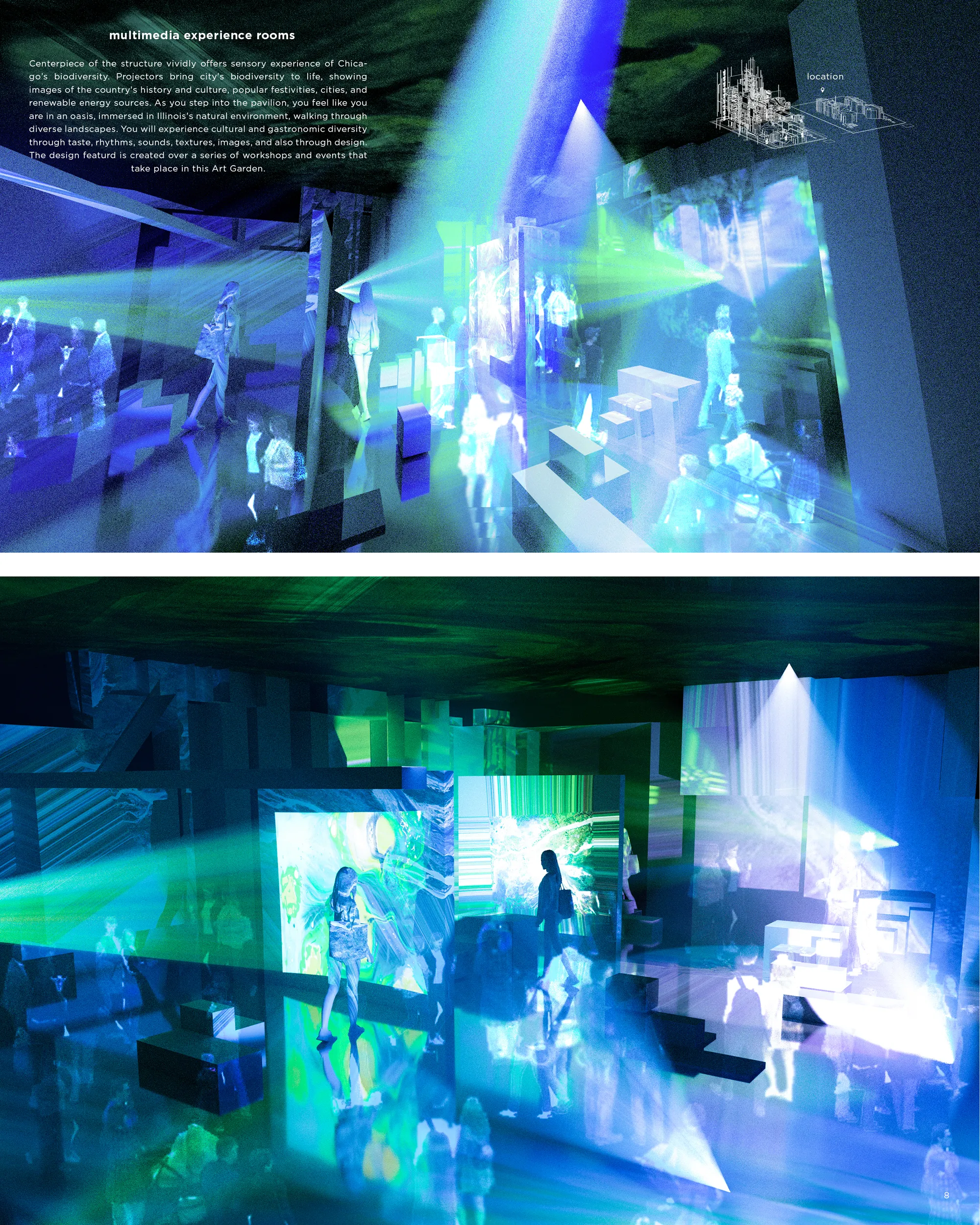 Multimetia Experience Rooms Interior