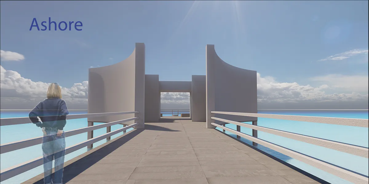 ESCAPE FRO the reality of the pier
