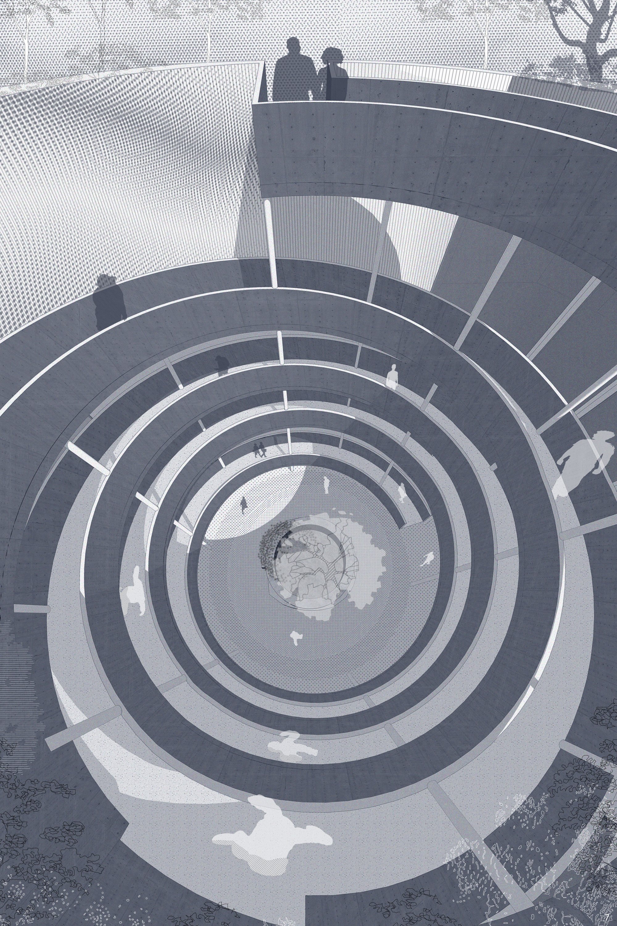 Spiral ramp