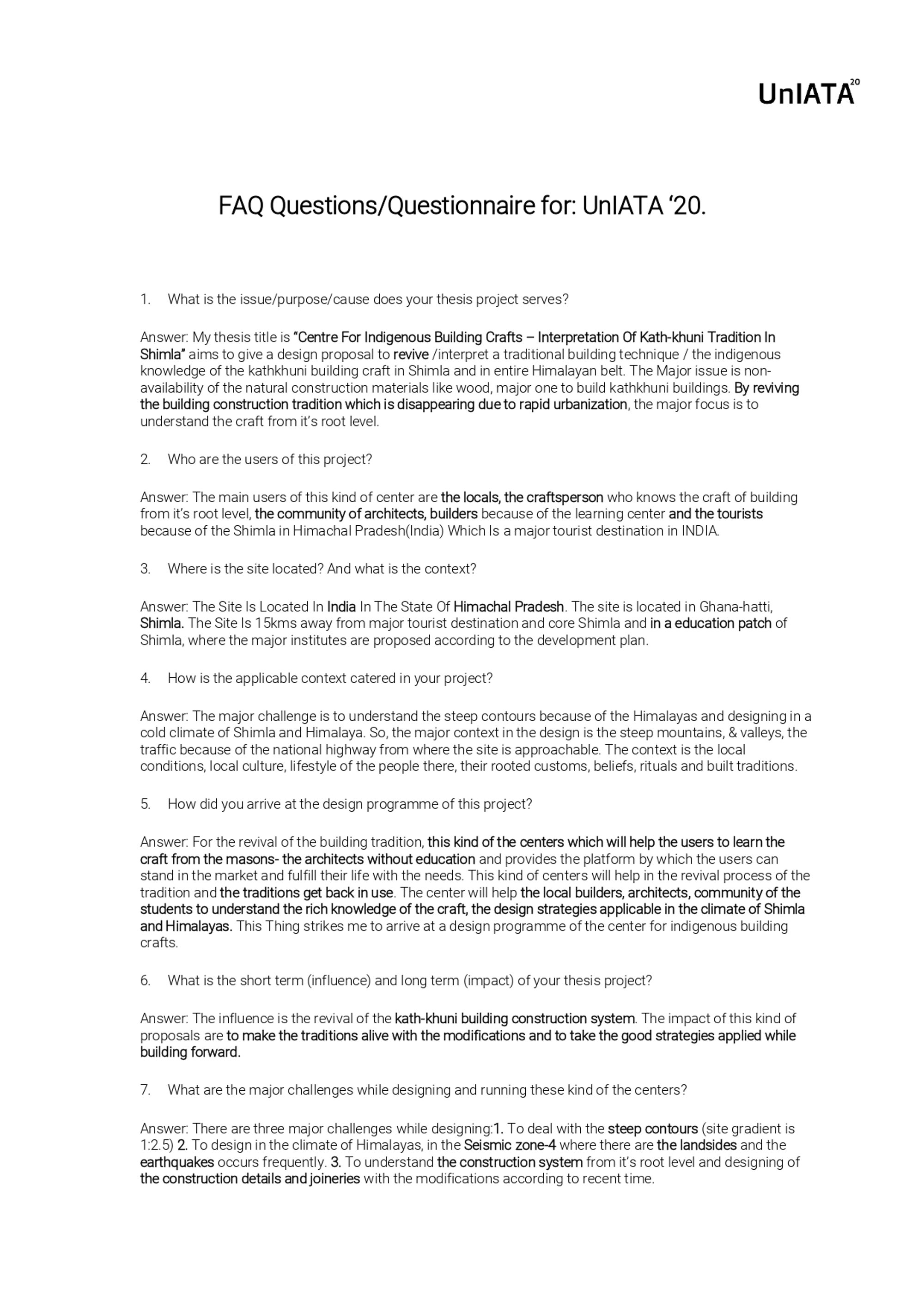 FAQ Page 1