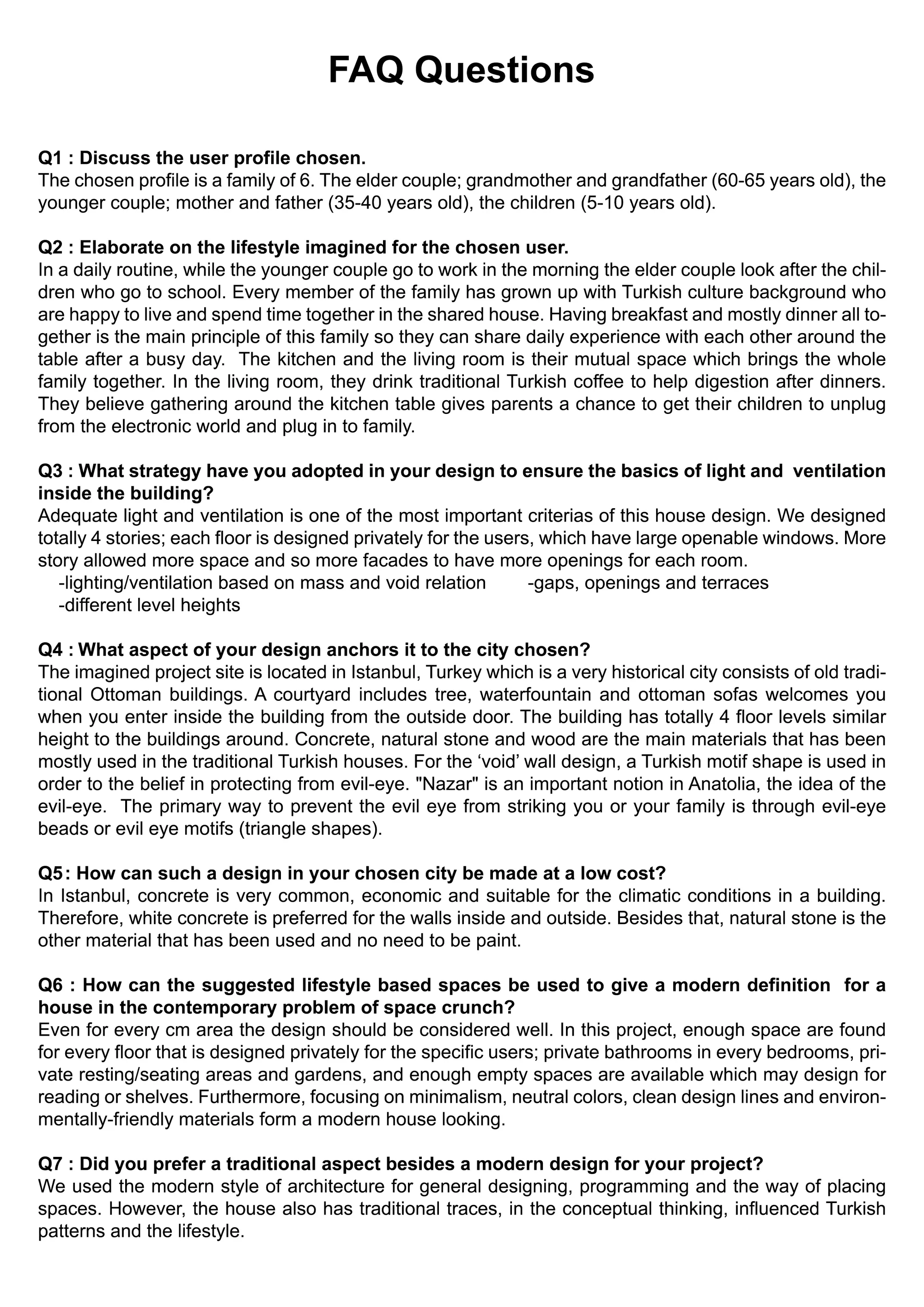 Faq Questions