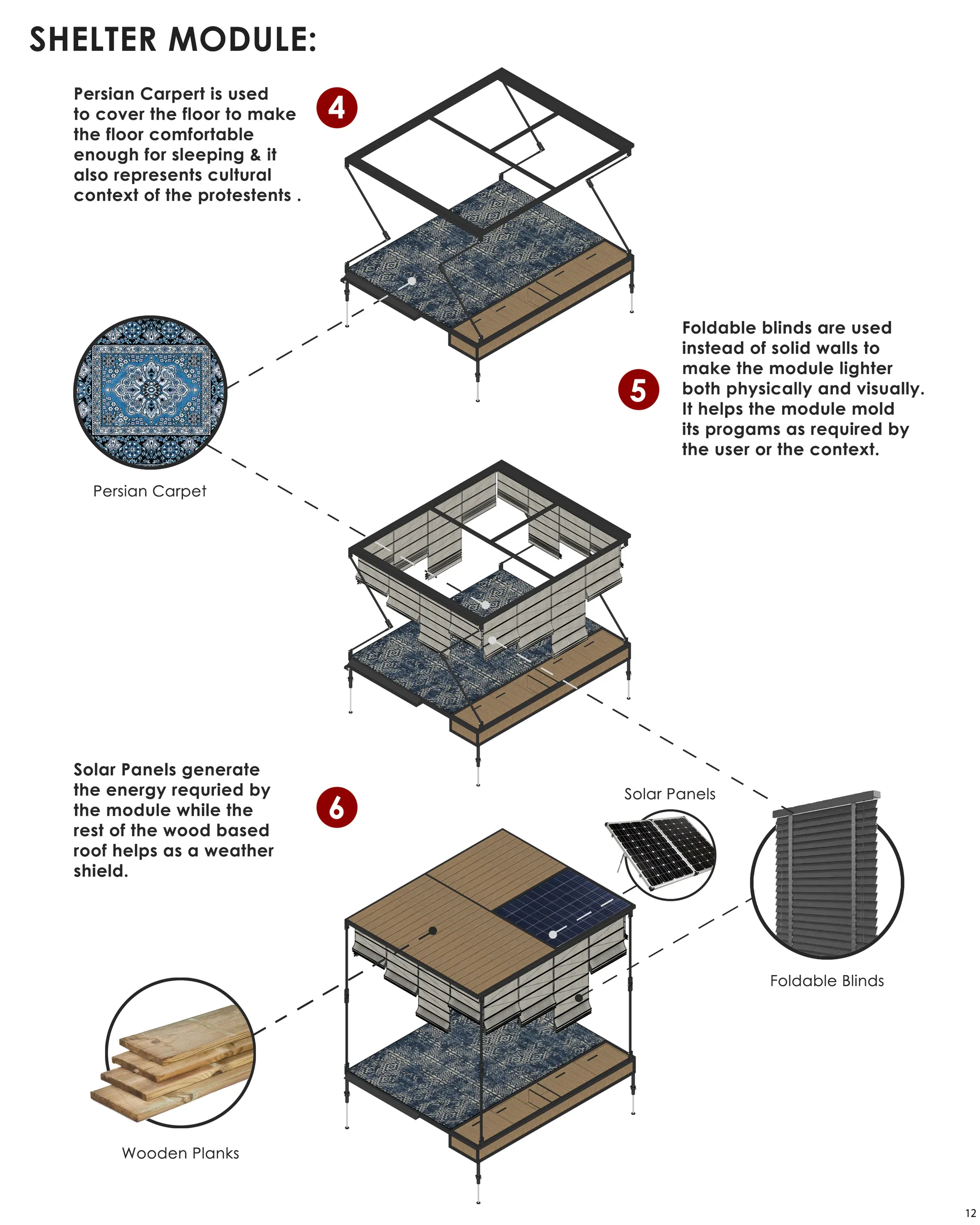 12 - Shelter Module Unit Details 2 (Exploded View)