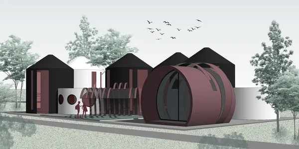 RE-UTILITY: Grain bins for housing