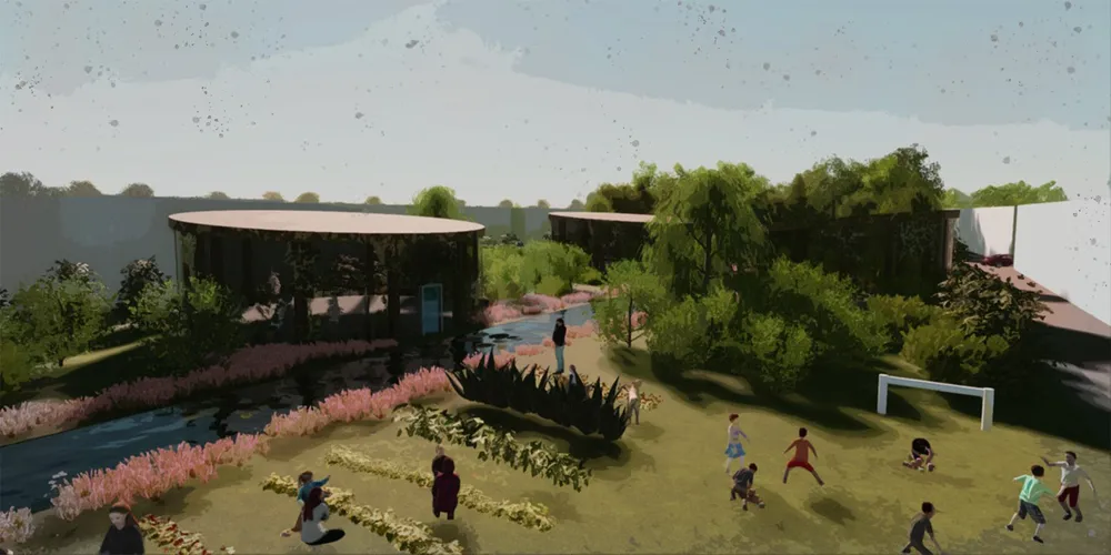 Microwoodlands-Community areas and natural areas