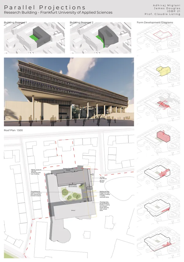 Parallel Projections, Research Building Fra-Uas