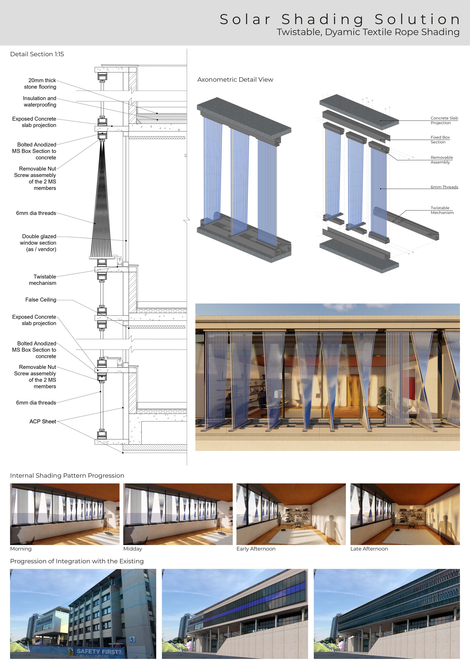 Facade System for Solar Shading