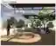 The image presents a rendering of a pavilion, showcasing a contemporary outdoor space designed for p