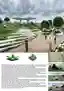 The image showcases a presentation board for sustainable architecture, highlighting its key principl