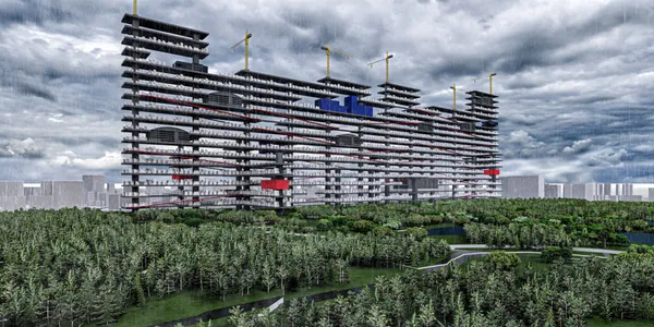 SLUMS IN TRANSITION:MEGA-STRUCTURE AS THE NEW LAND