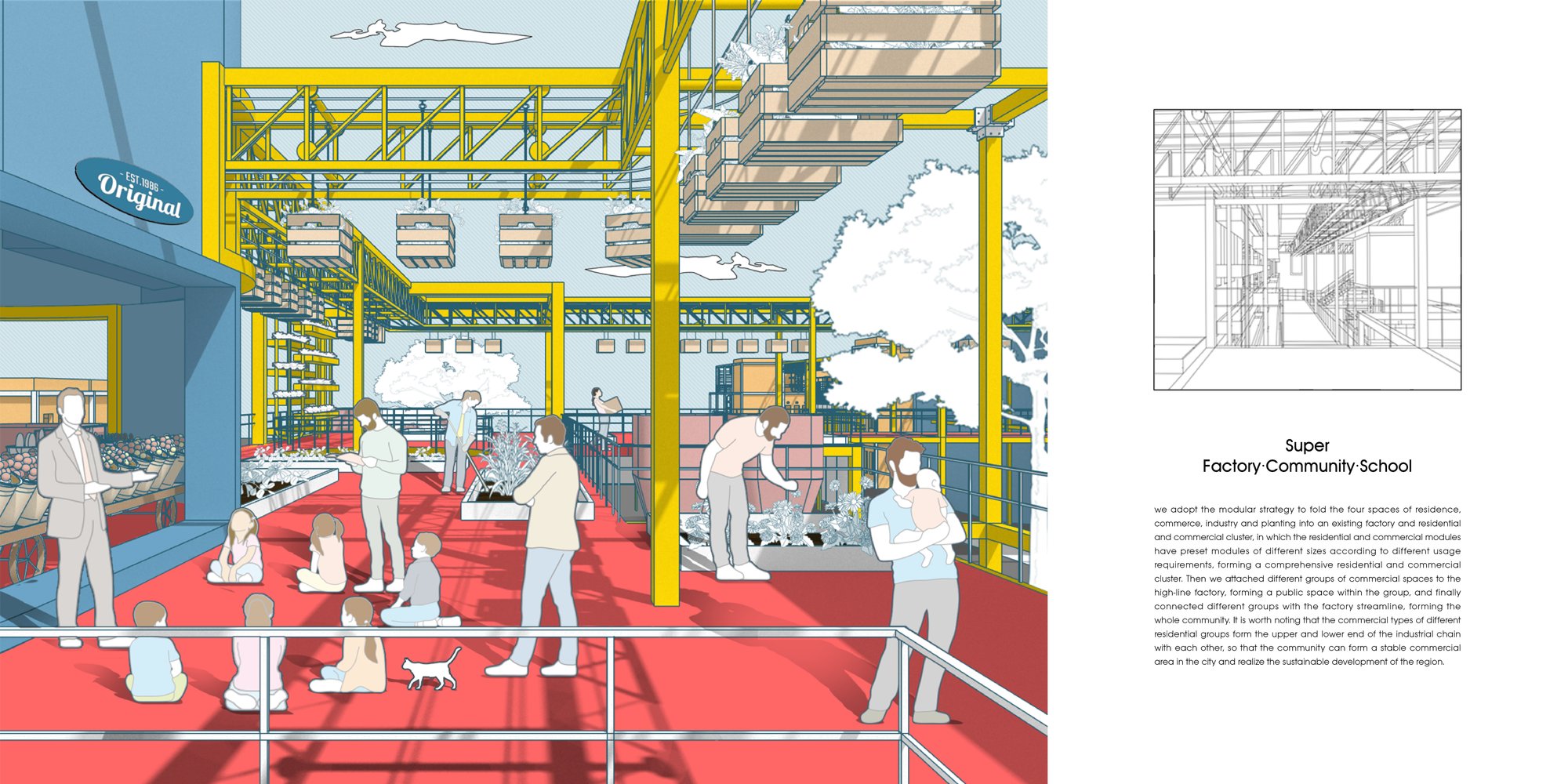 Super Factory·Community·School