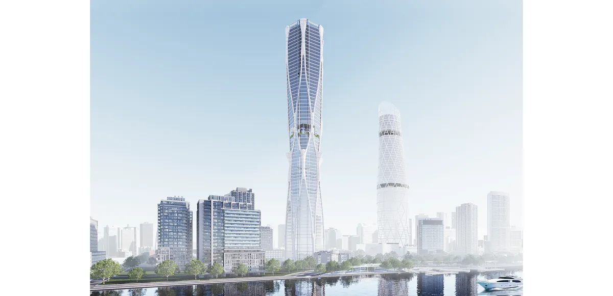 SUSTAINABLE SKYSCAPER IN THAILAND - HEXAGON