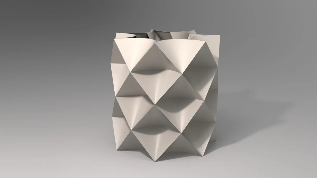 Facet Form Vase