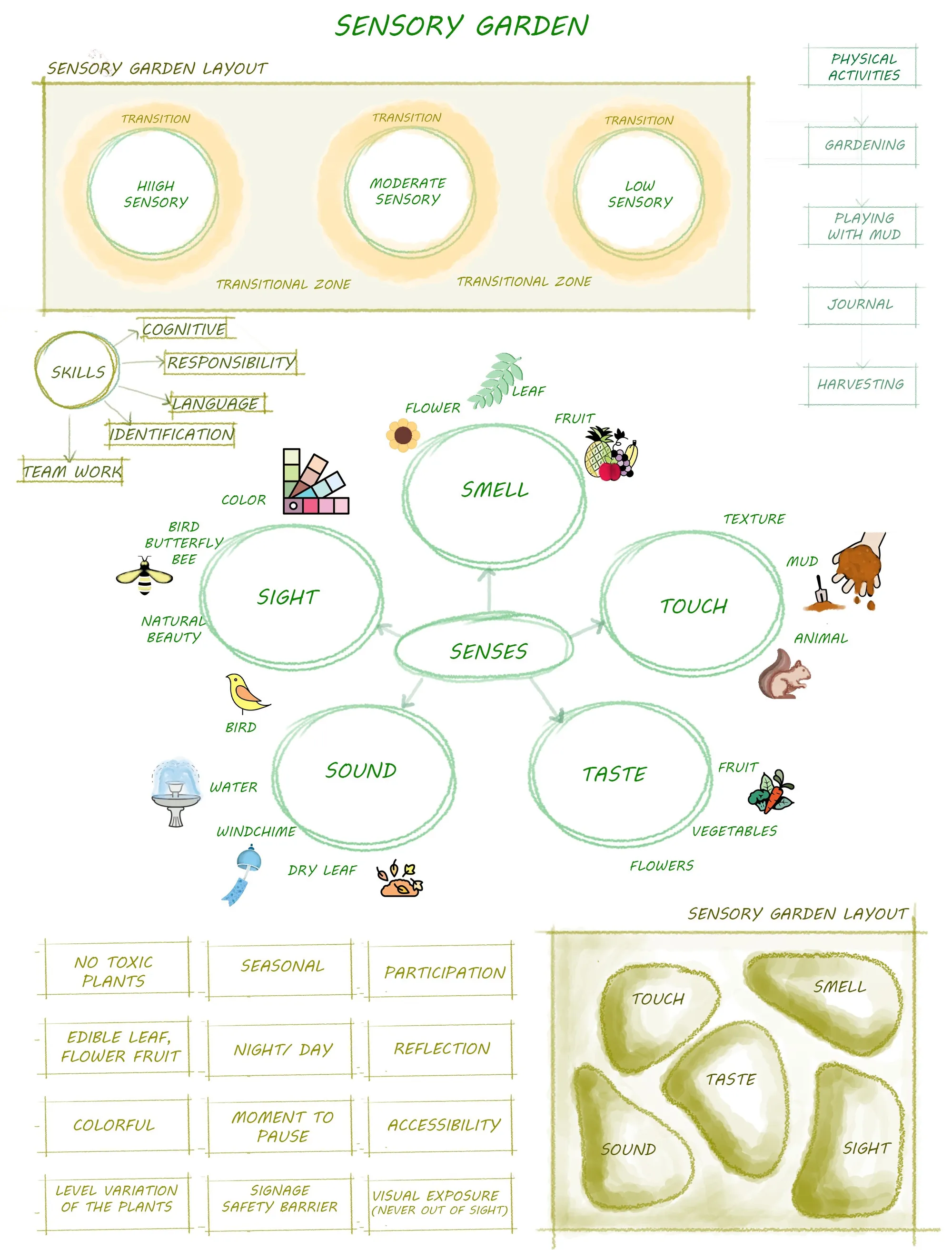 Basics of Sensory Garden