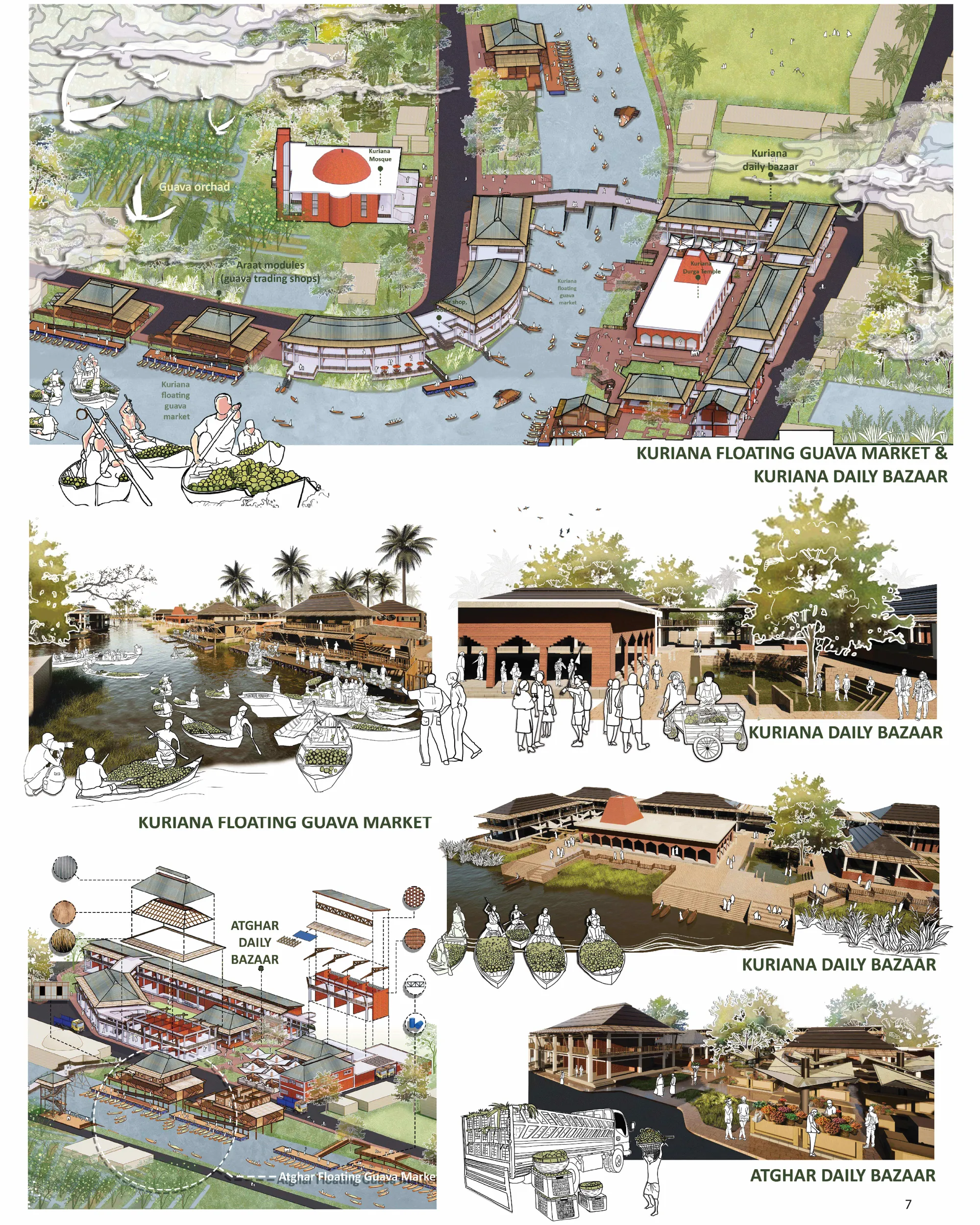 Visualizations of Floating Guava Markets