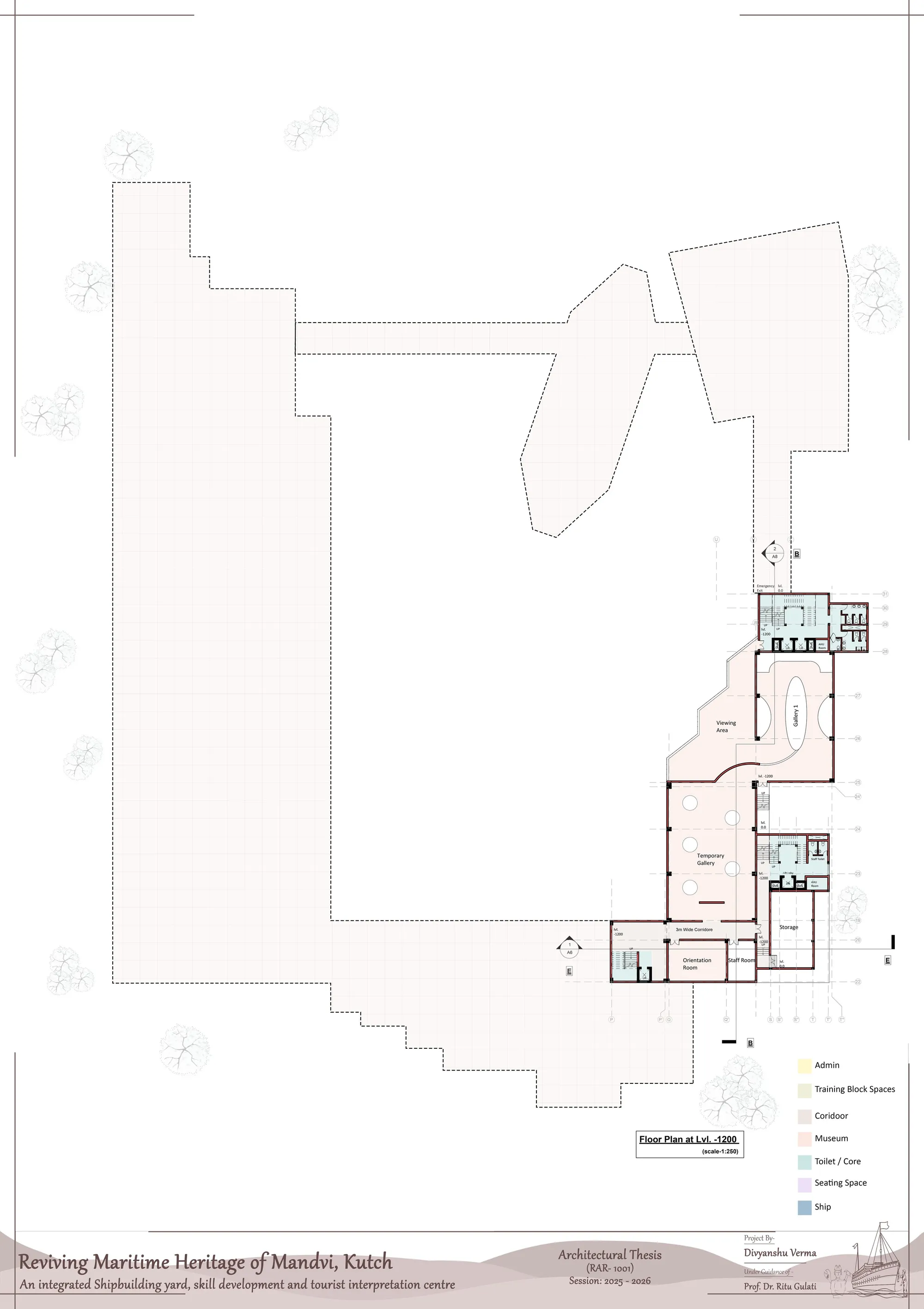 Floor Plan at level -1200