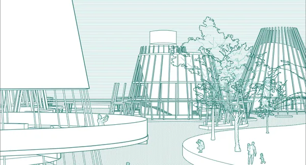 Jakarta visitor center - Three faces of water