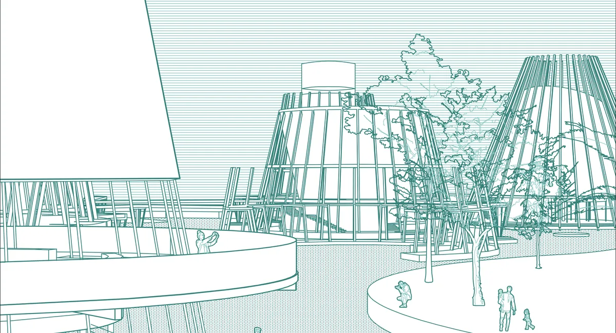 Jakarta visitor center - Three faces of water