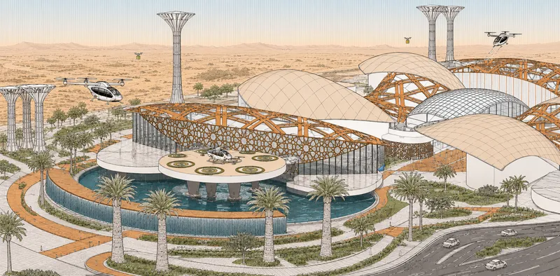 Al Hijrah Vertiport, Jeddah, KSA
