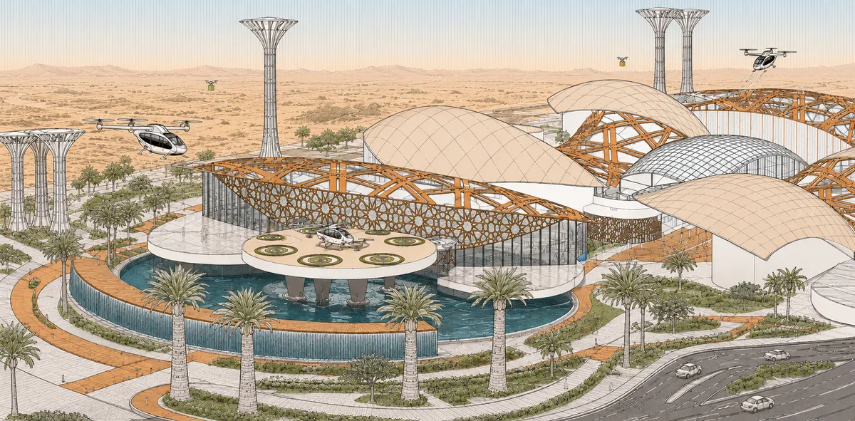Al Hijrah Vertiport, Jeddah, KSA