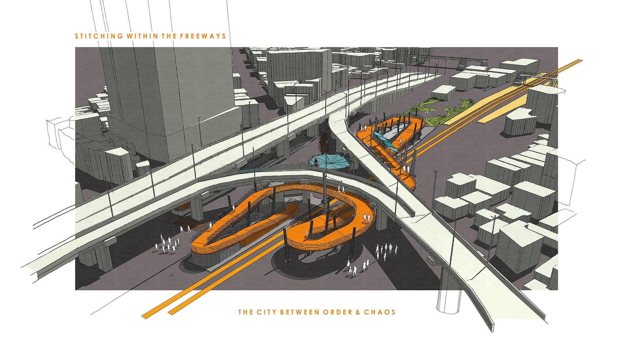 "Transition In Need, Reconnecting Fragmented Urban Ecology", Domino Effect & Urban Rhythms
